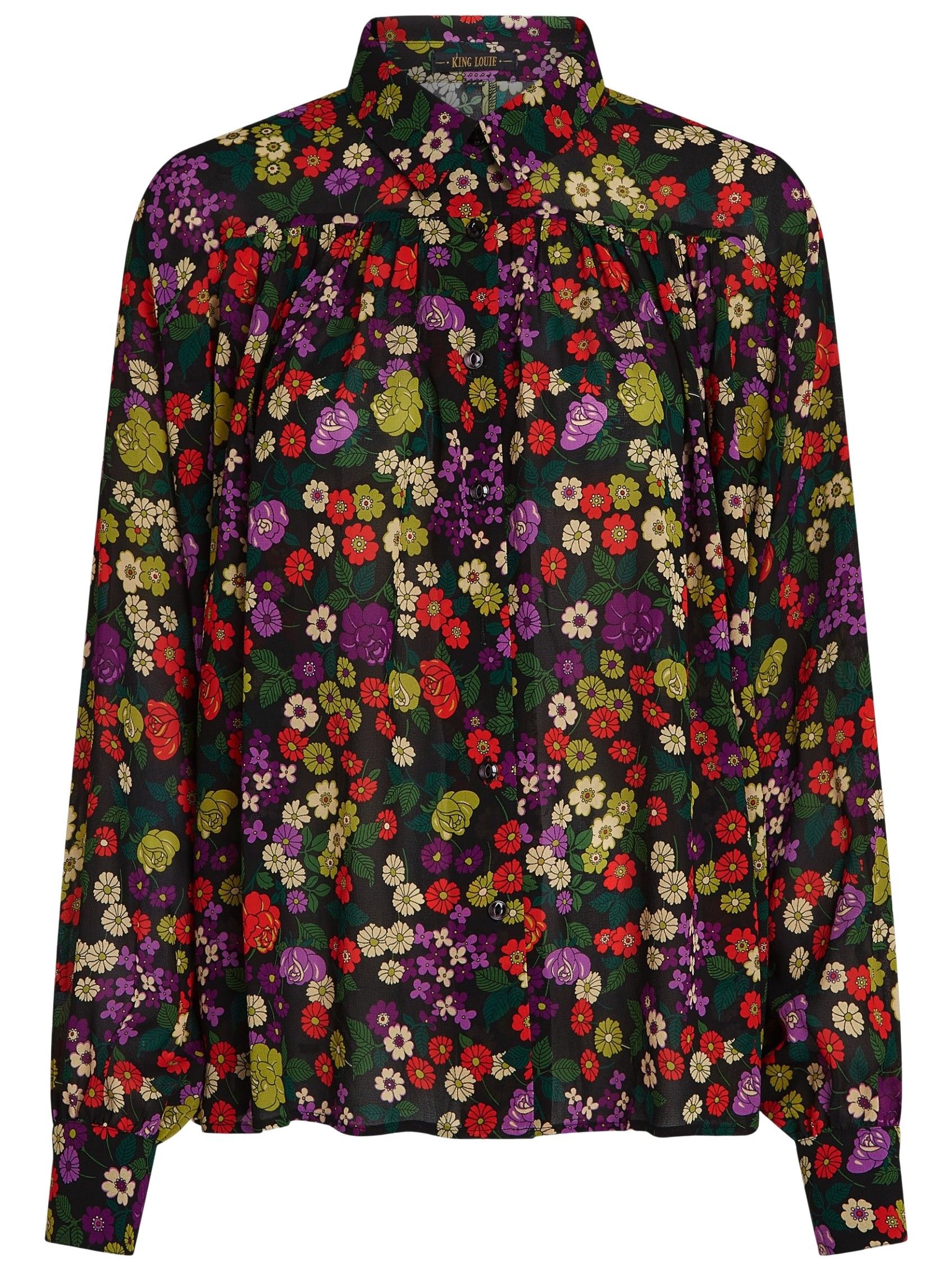 KING LOUIE - BLOUSE - Zwart
