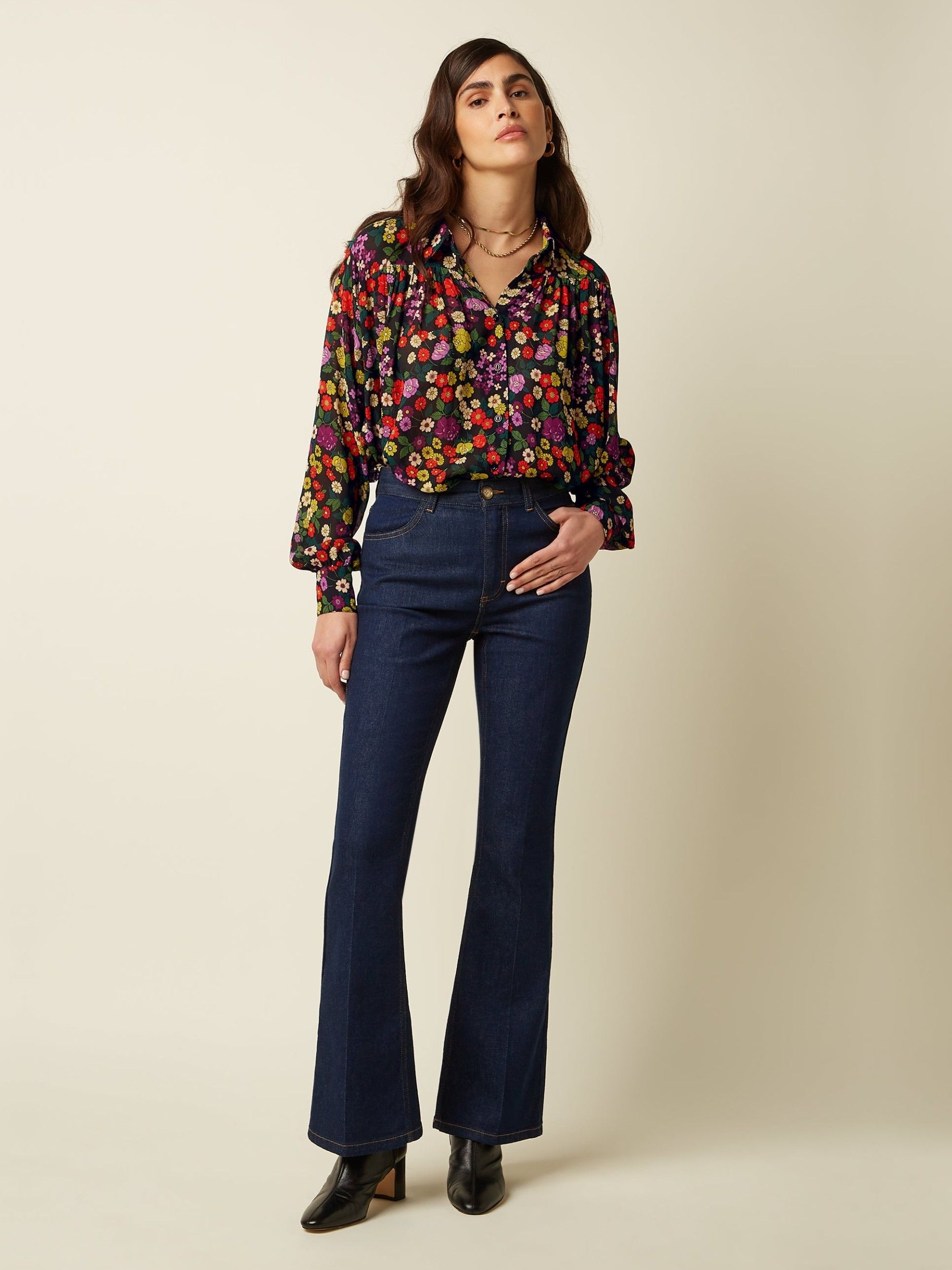 KING LOUIE - BLOUSE - Zwart