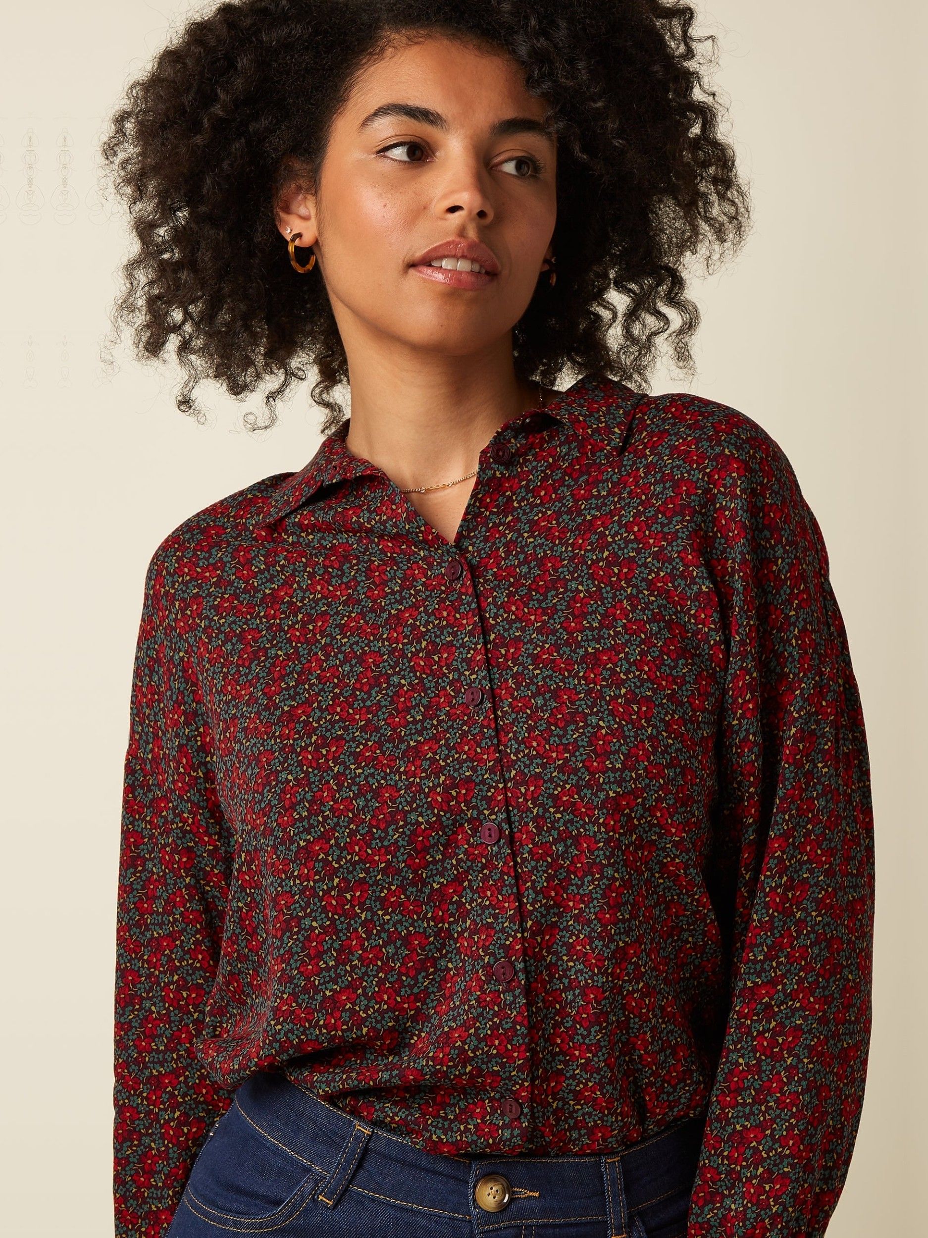 KING LOUIE - BLOUSE - Rood