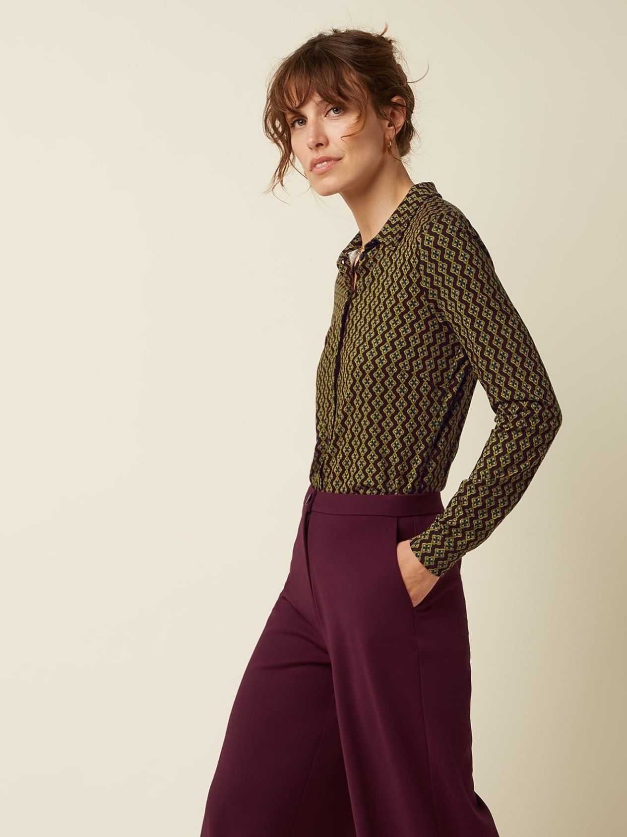 KING LOUIE - BLOUSE - Zwart