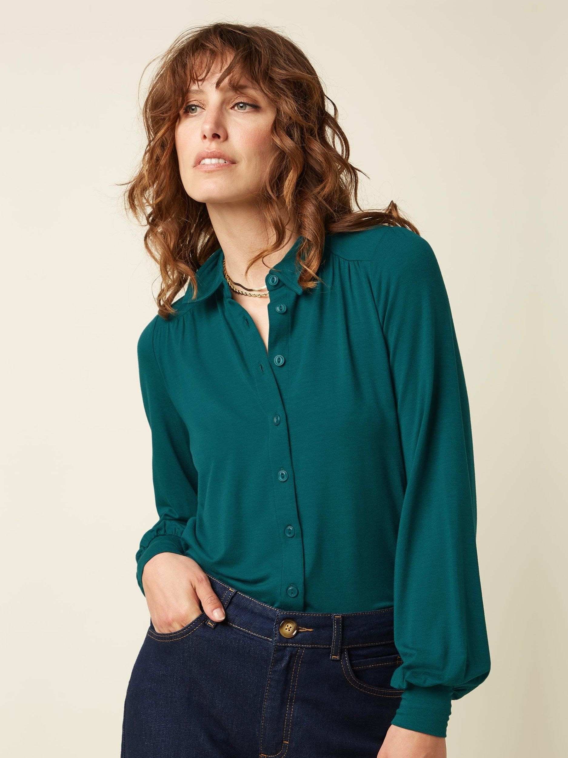 KING LOUIE - BLOUSE - Groen