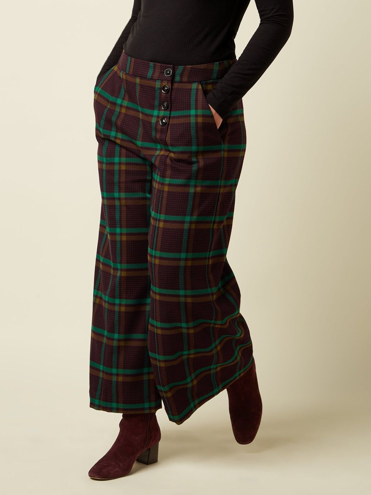 KING LOUIE - BROEK - Rood