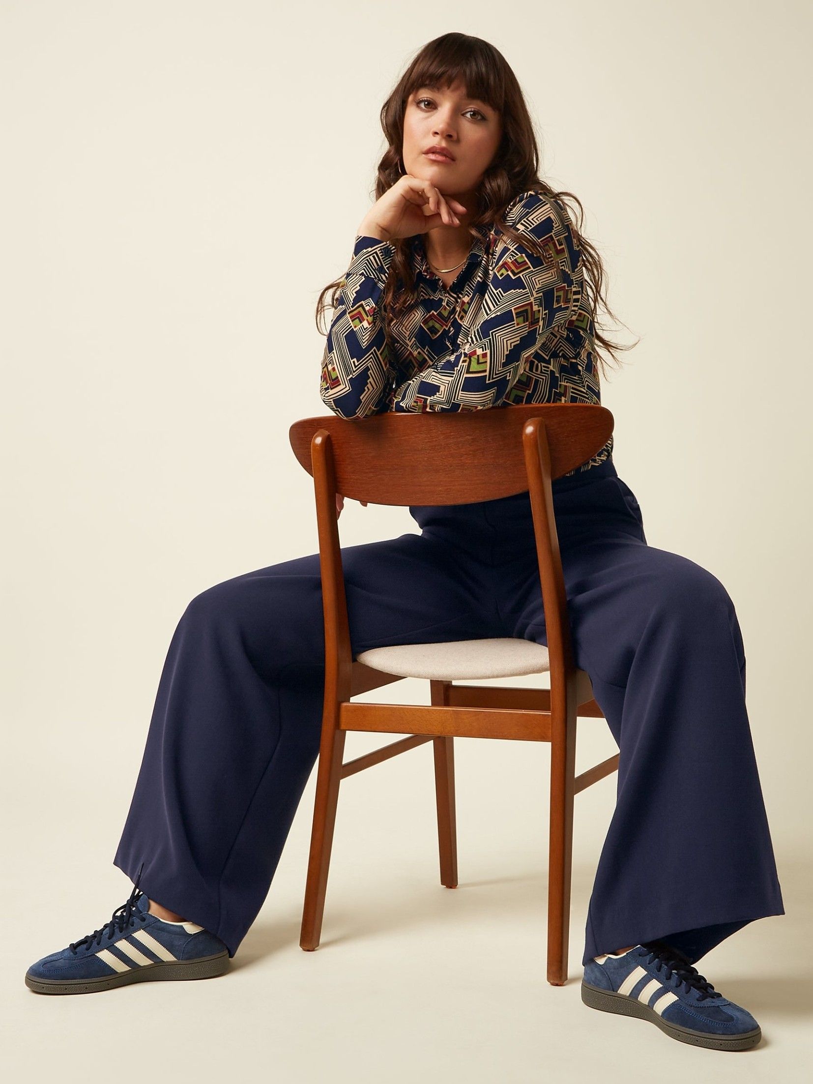 KING LOUIE - BROEK - Blauw