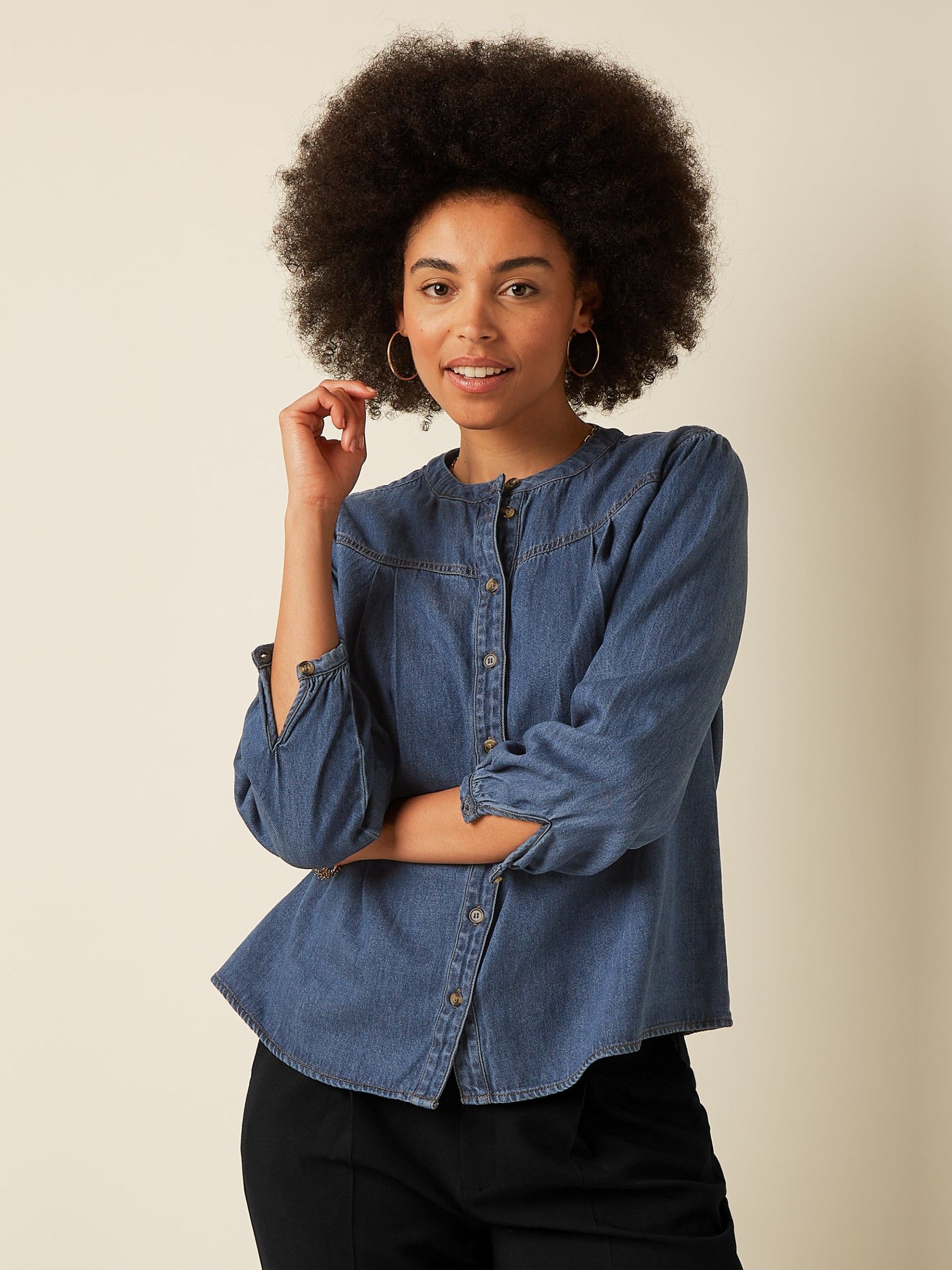 KING LOUIE - BLOUSE - Blauw