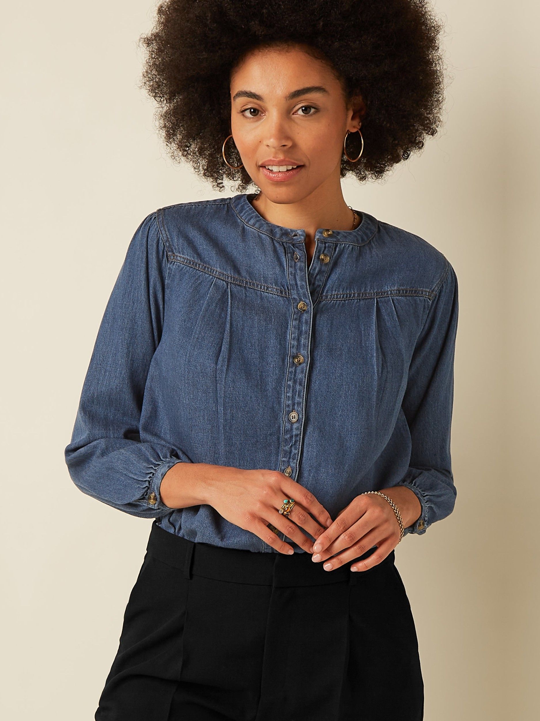 KING LOUIE - BLOUSE - Blauw