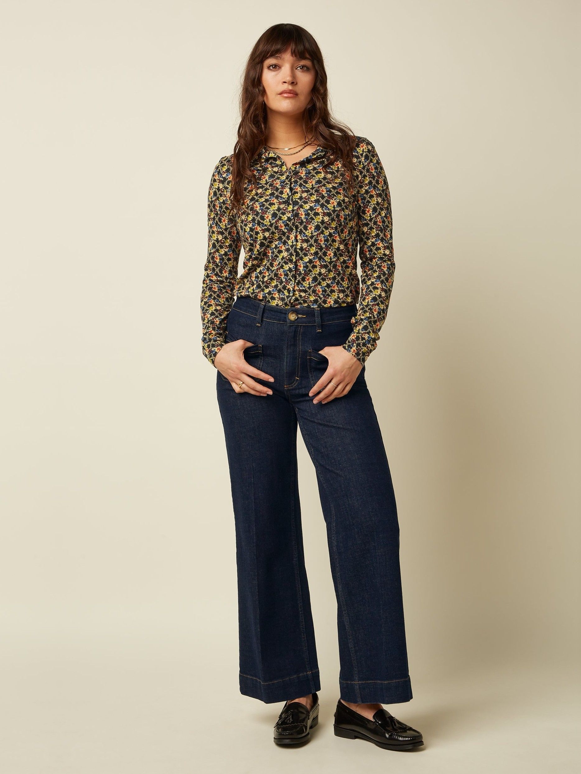 KING LOUIE - BLOUSE - Zwart