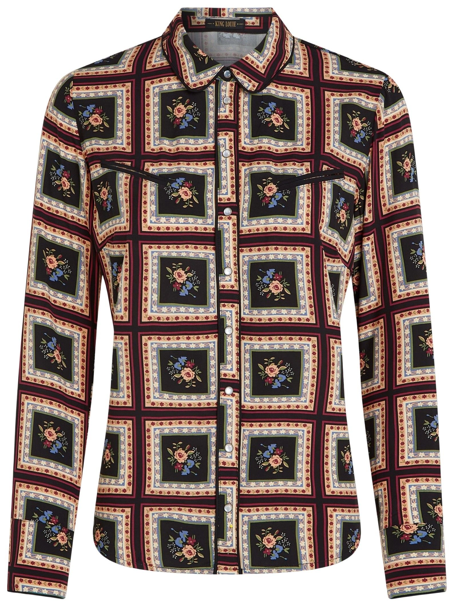 KING LOUIE - BLOUSE - Zwart