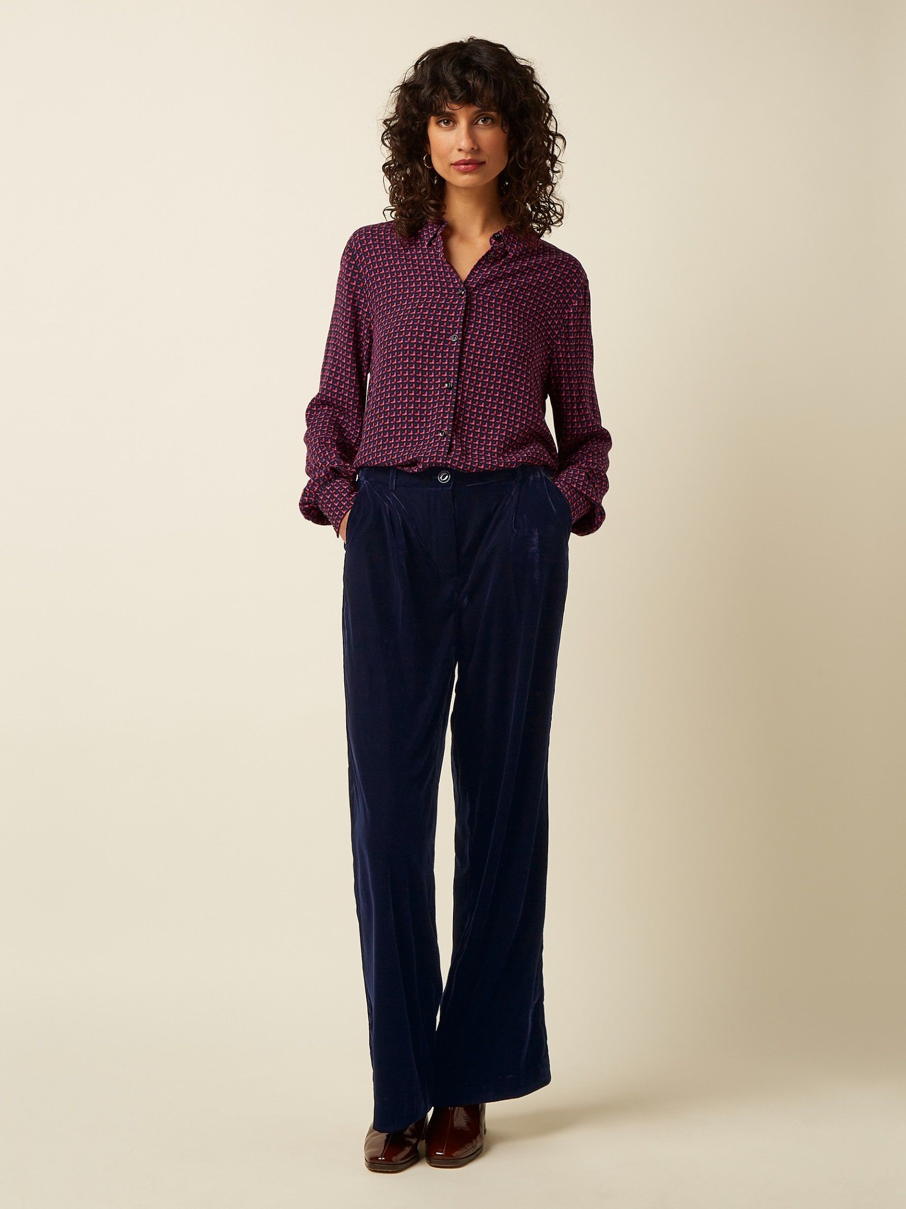 KING LOUIE - BROEK - Blauw