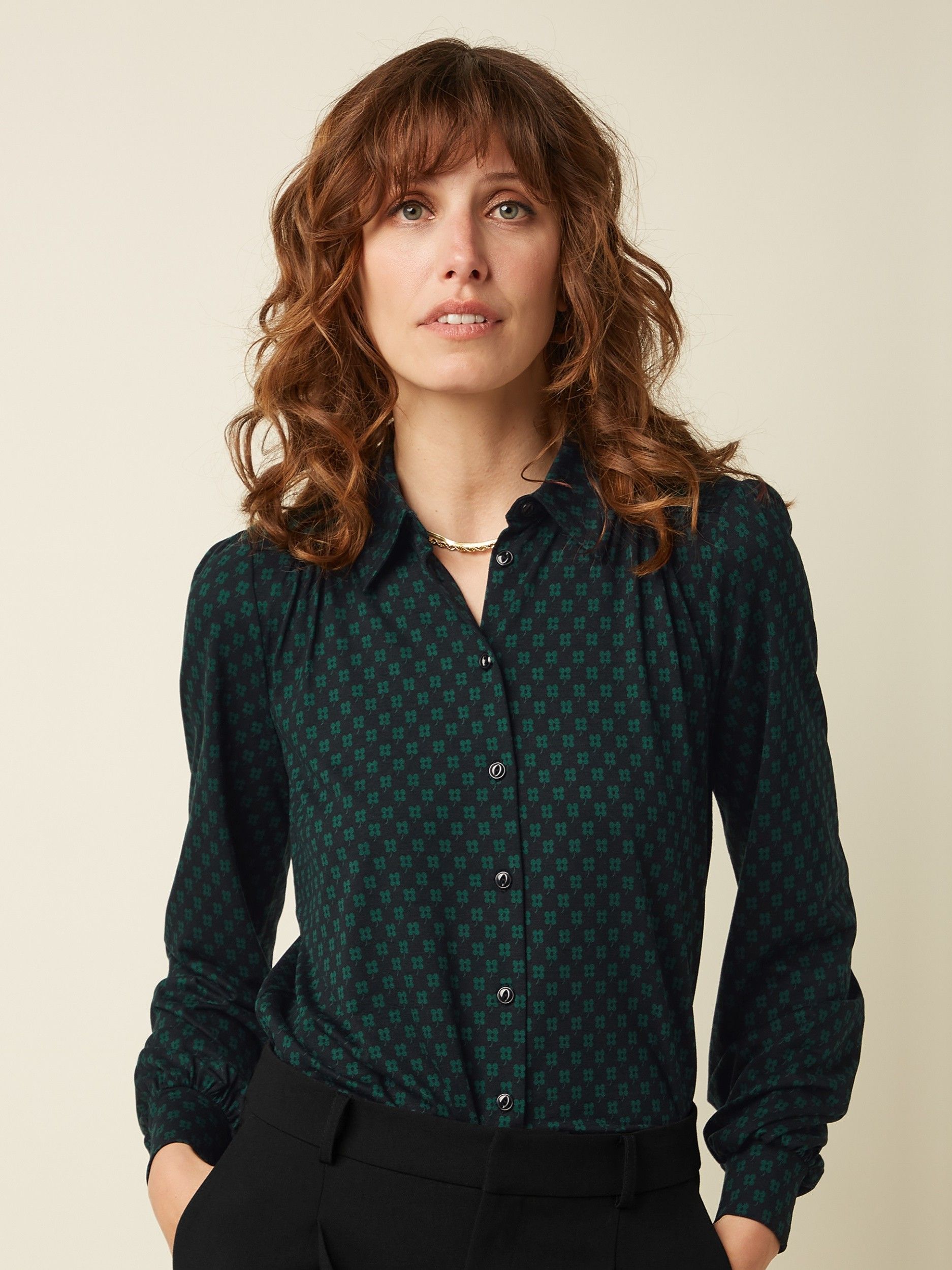KING LOUIE - BLOUSE - Zwart