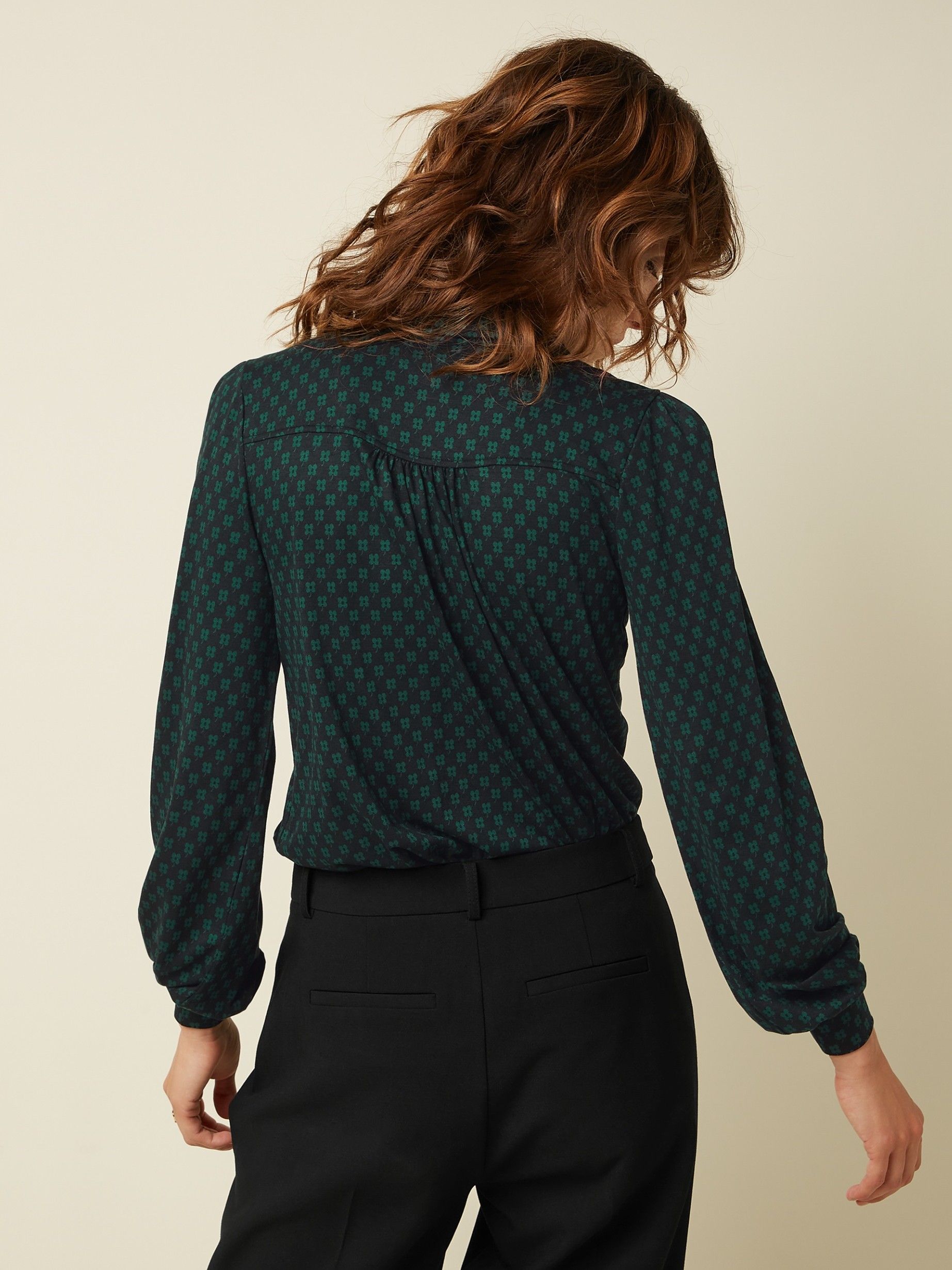 KING LOUIE - BLOUSE - Zwart