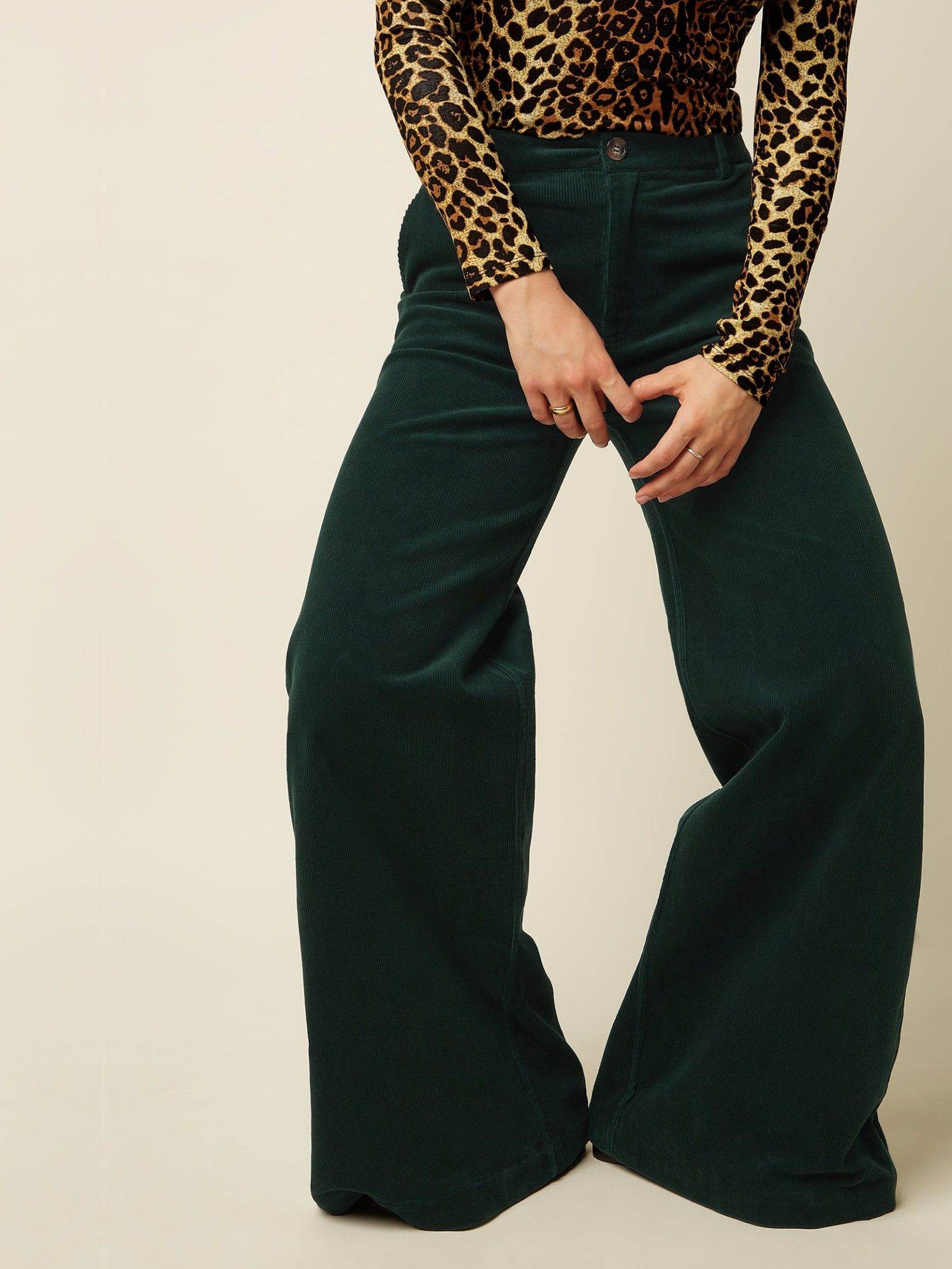 KING LOUIE - BROEK - Groen