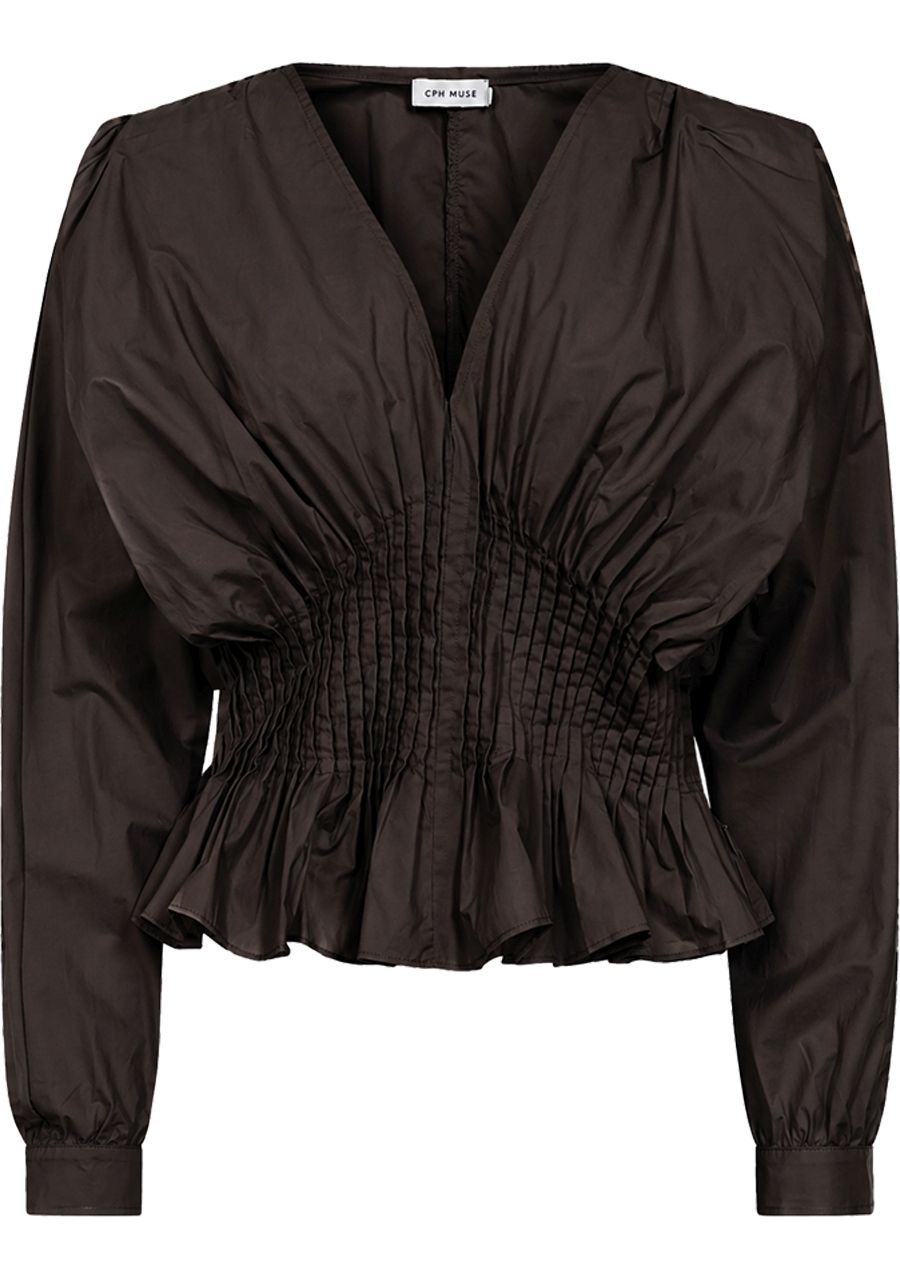 COPENHAGEN MUSE - BLOUSE - Bruin