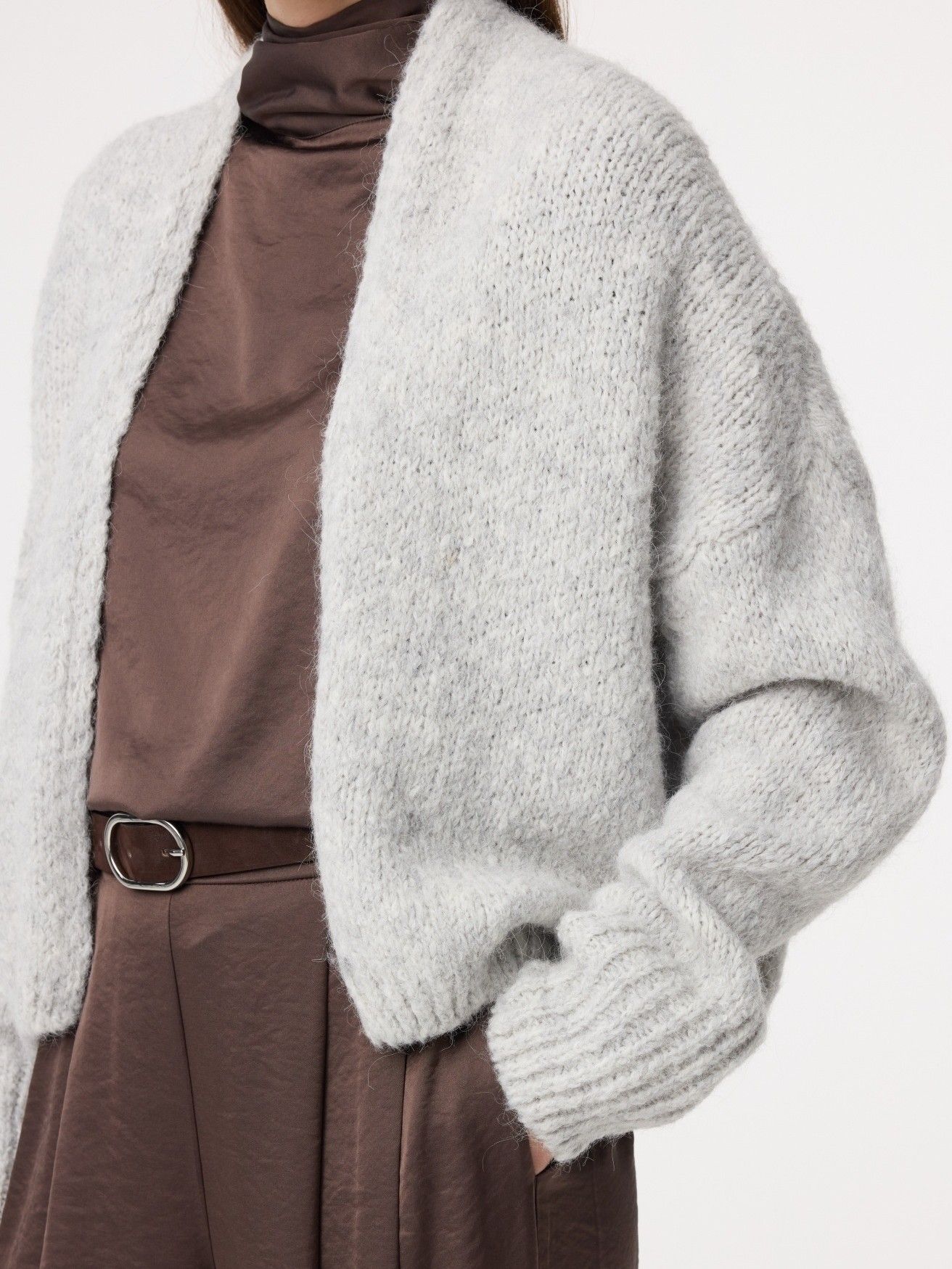 KNIT-TED - VEST - Grijs