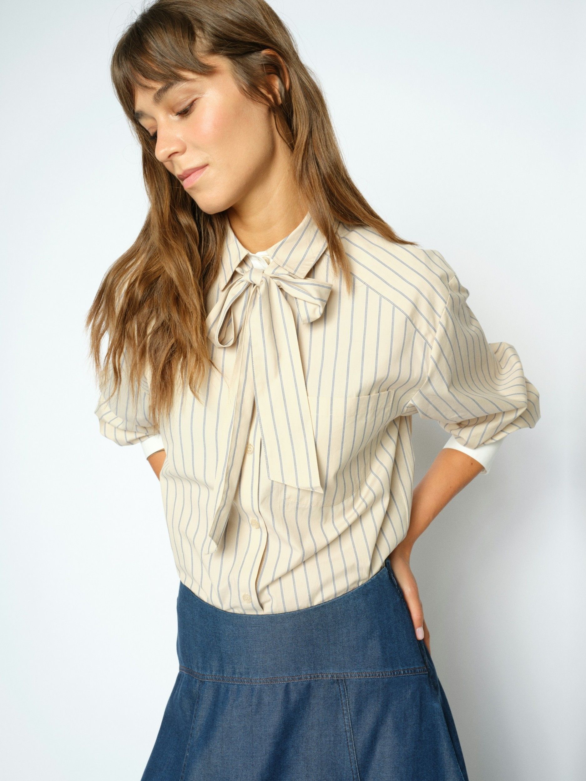 MOSMOSH - BLOUSE - Beige