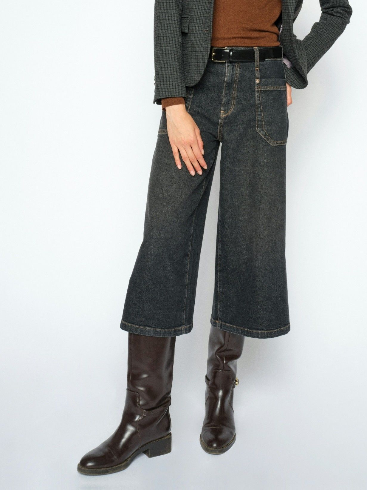 MOSMOSH - JEANS - Zwart