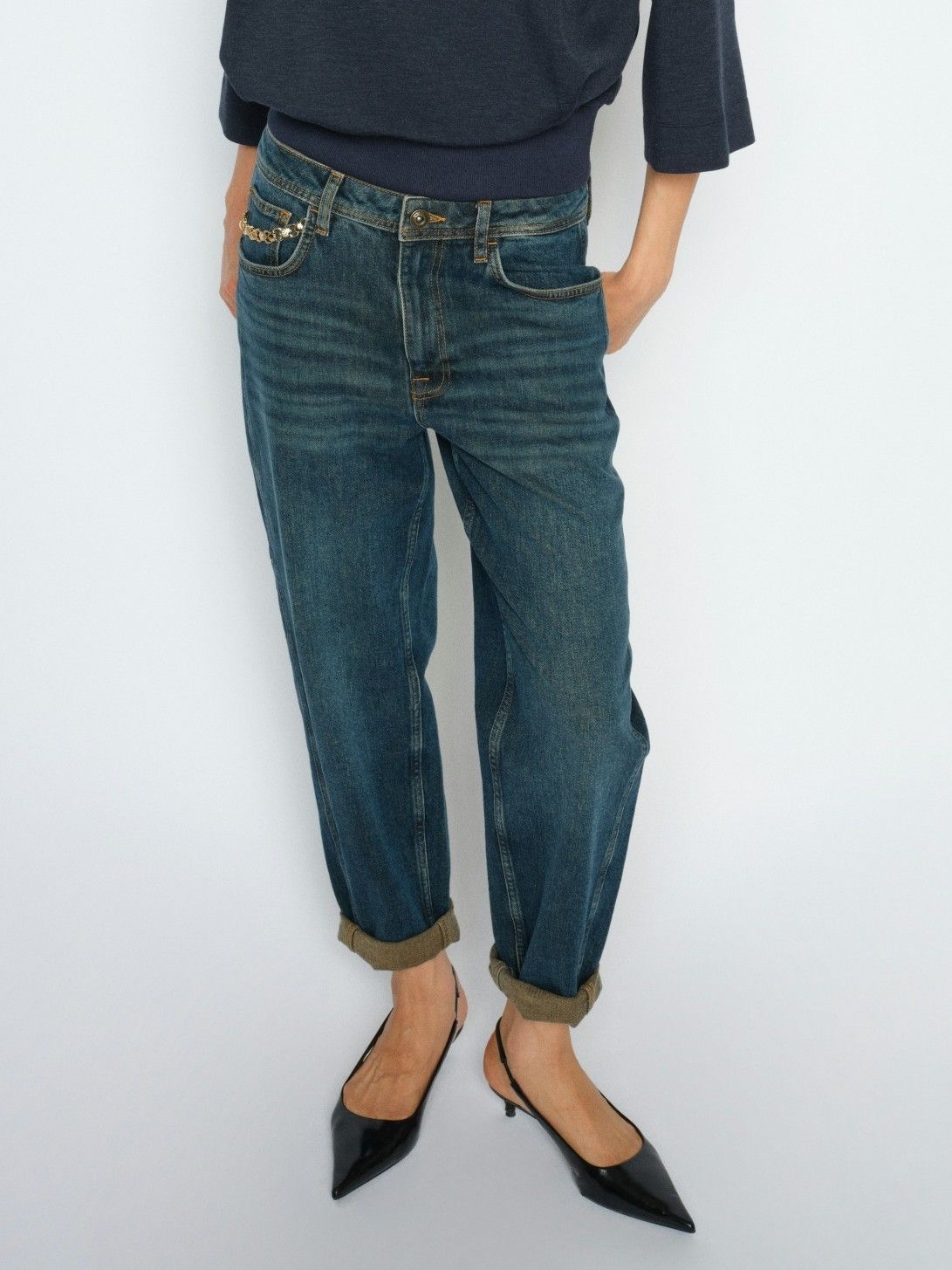 MOSMOSH - JEANS - Blauw