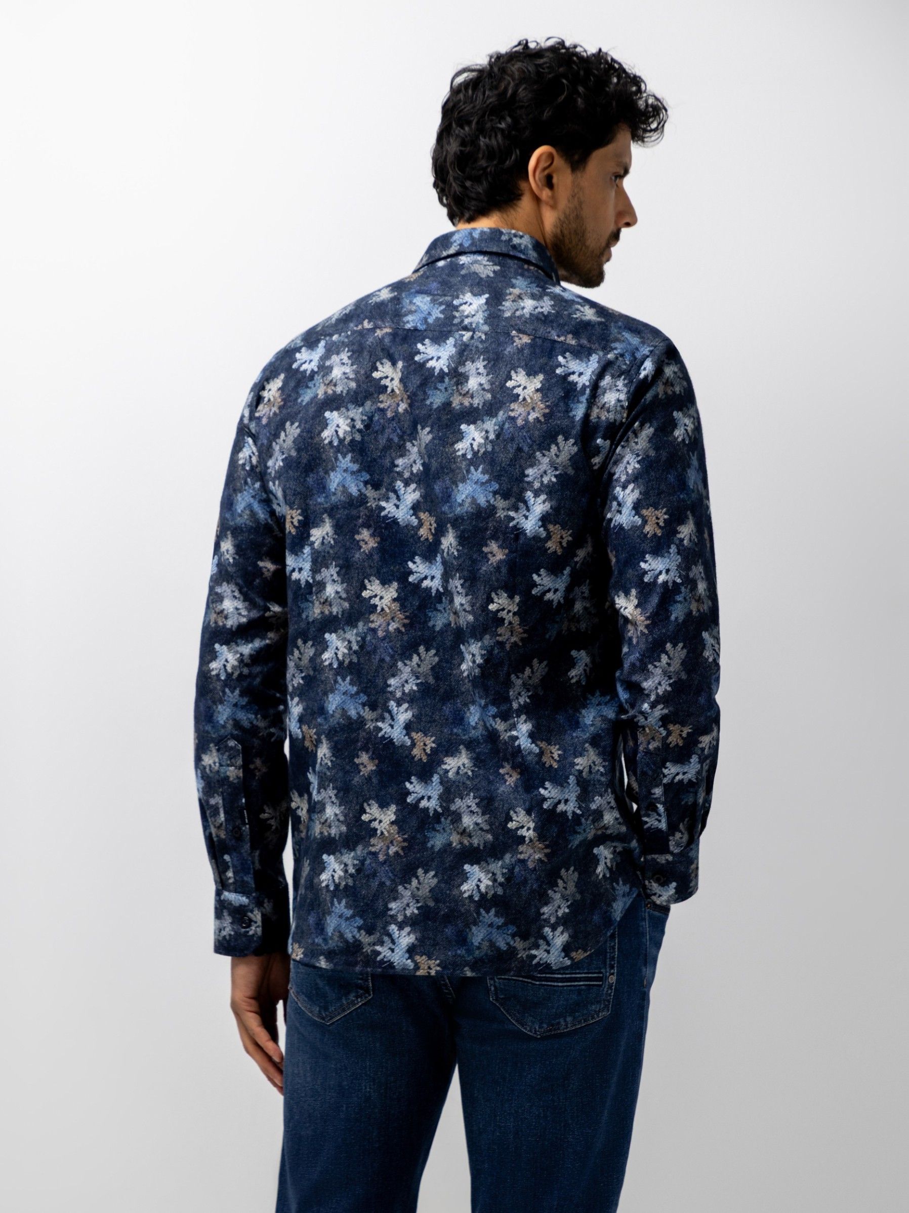 STATE OF ART - OVERHEMD - Blauw