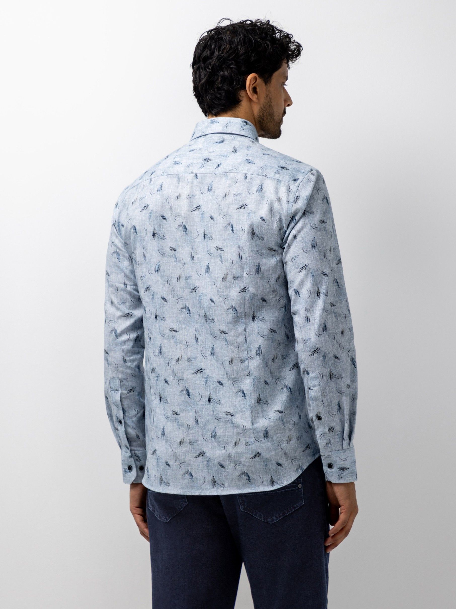 STATE OF ART - OVERHEMD - Blauw