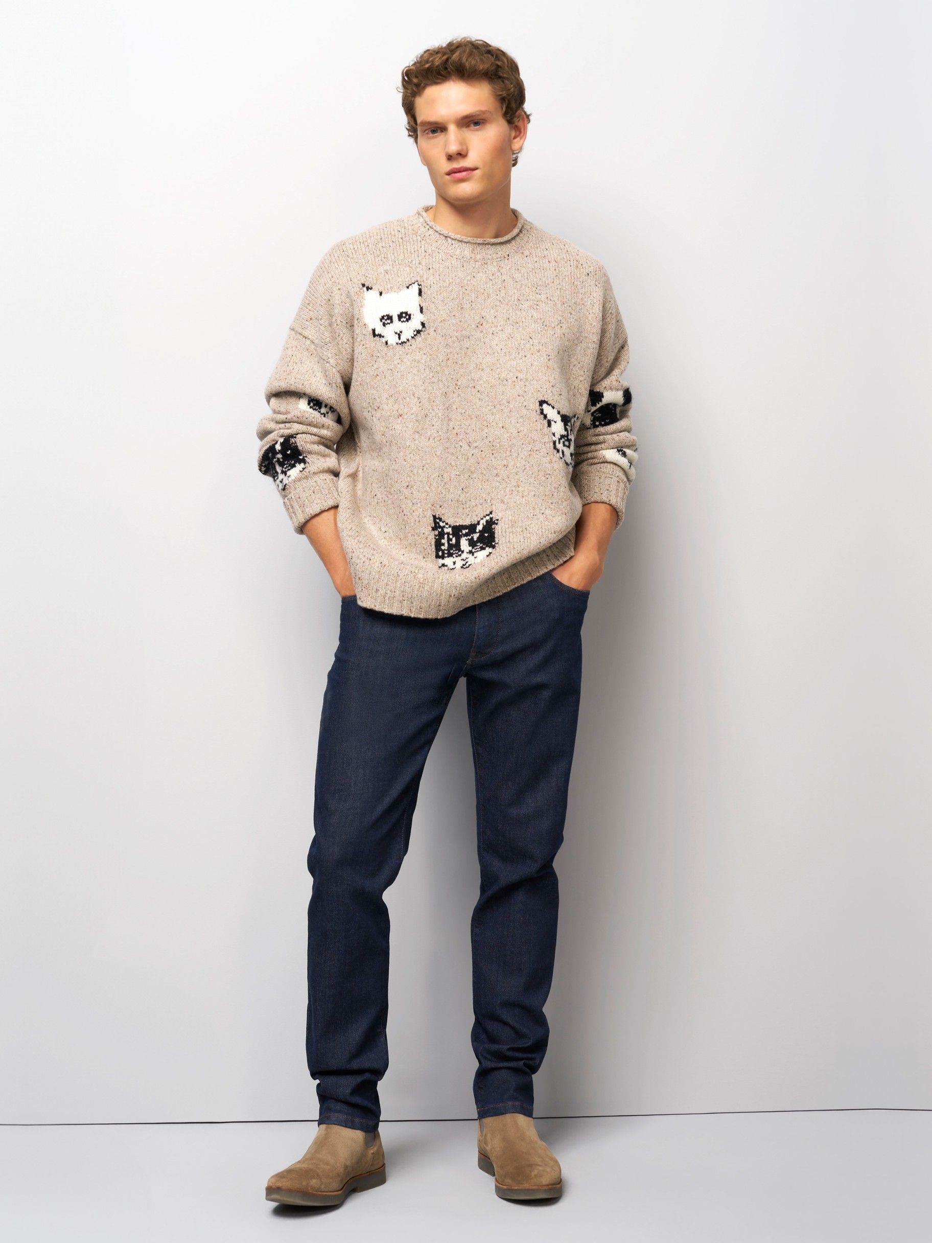 MEYER - BROEK - Blauw