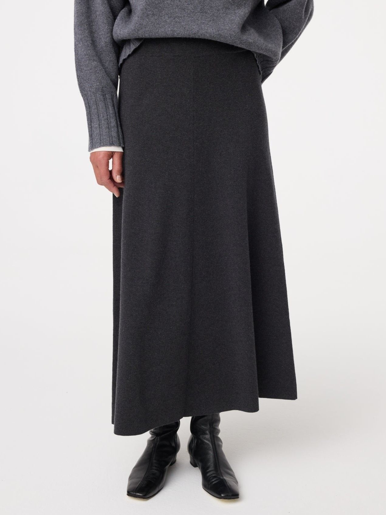 KNIT-TED - ROK - Grijs