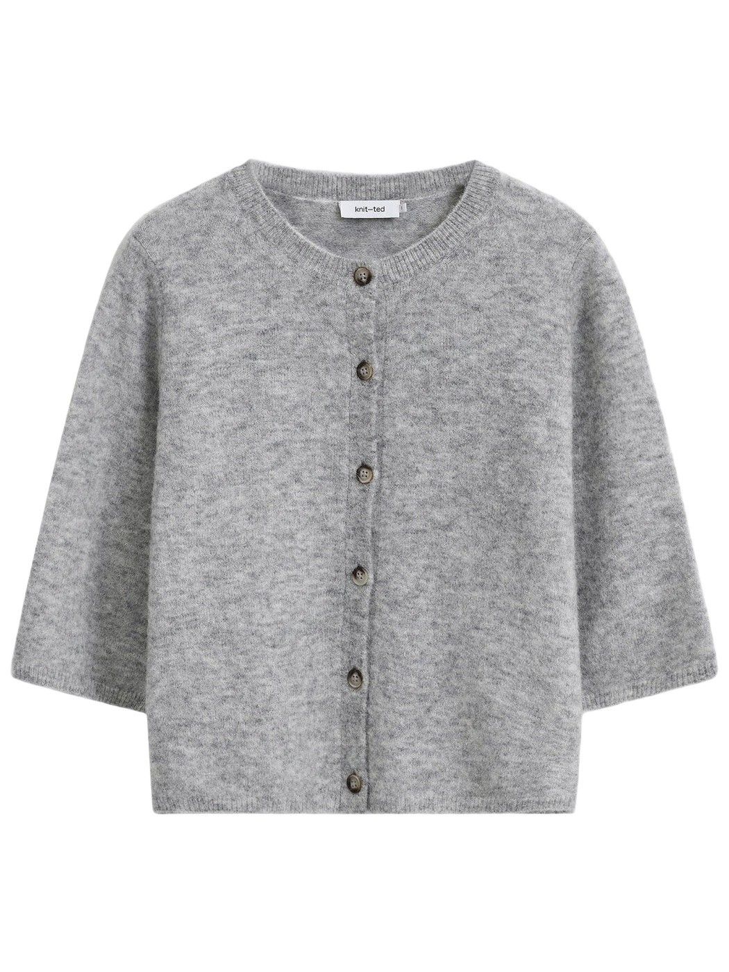 KNIT-TED - VEST - Grijs