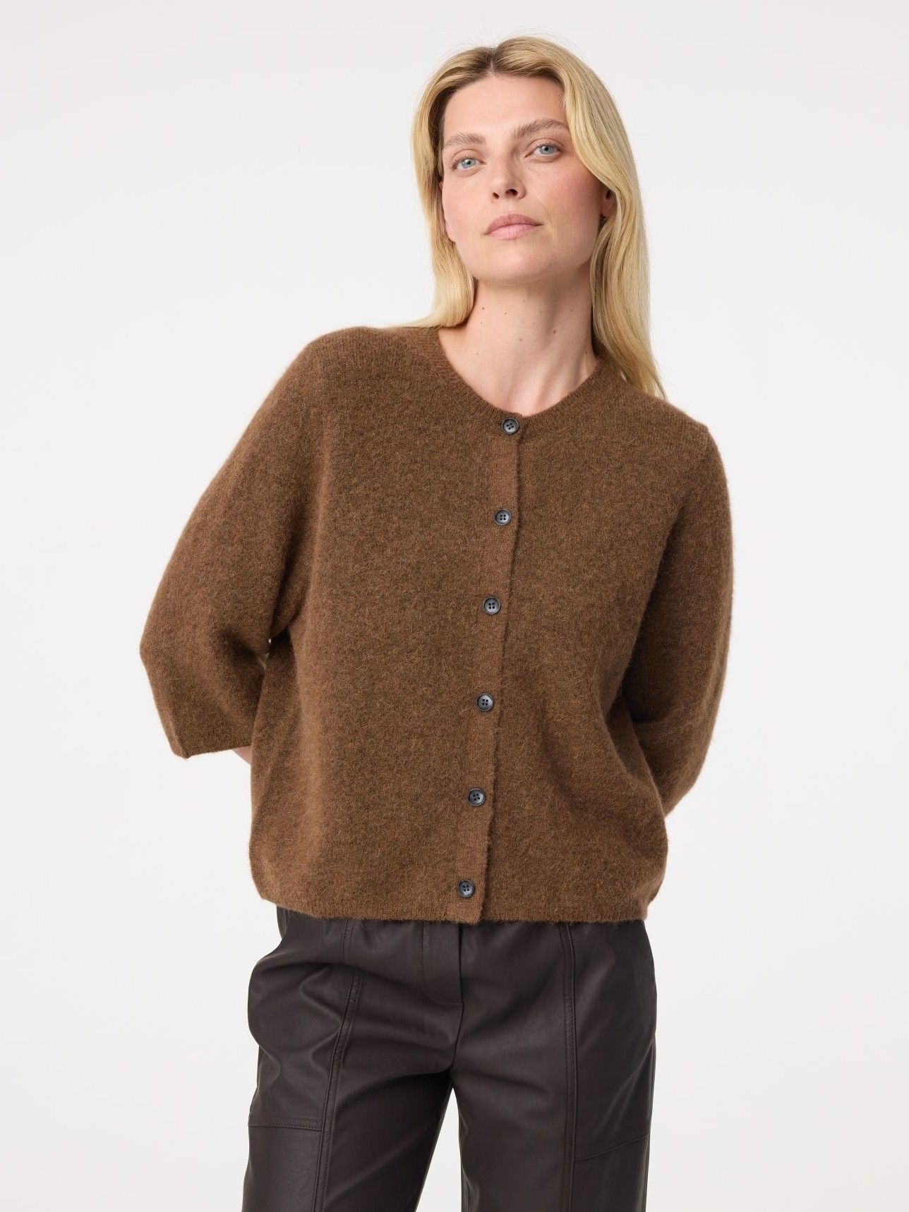 KNIT-TED - VEST - Bruin