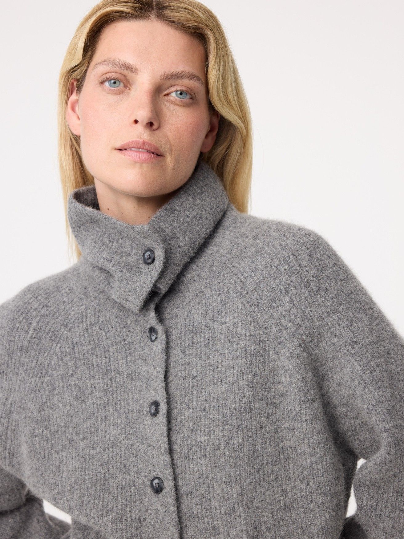 KNIT-TED - VEST - Grijs