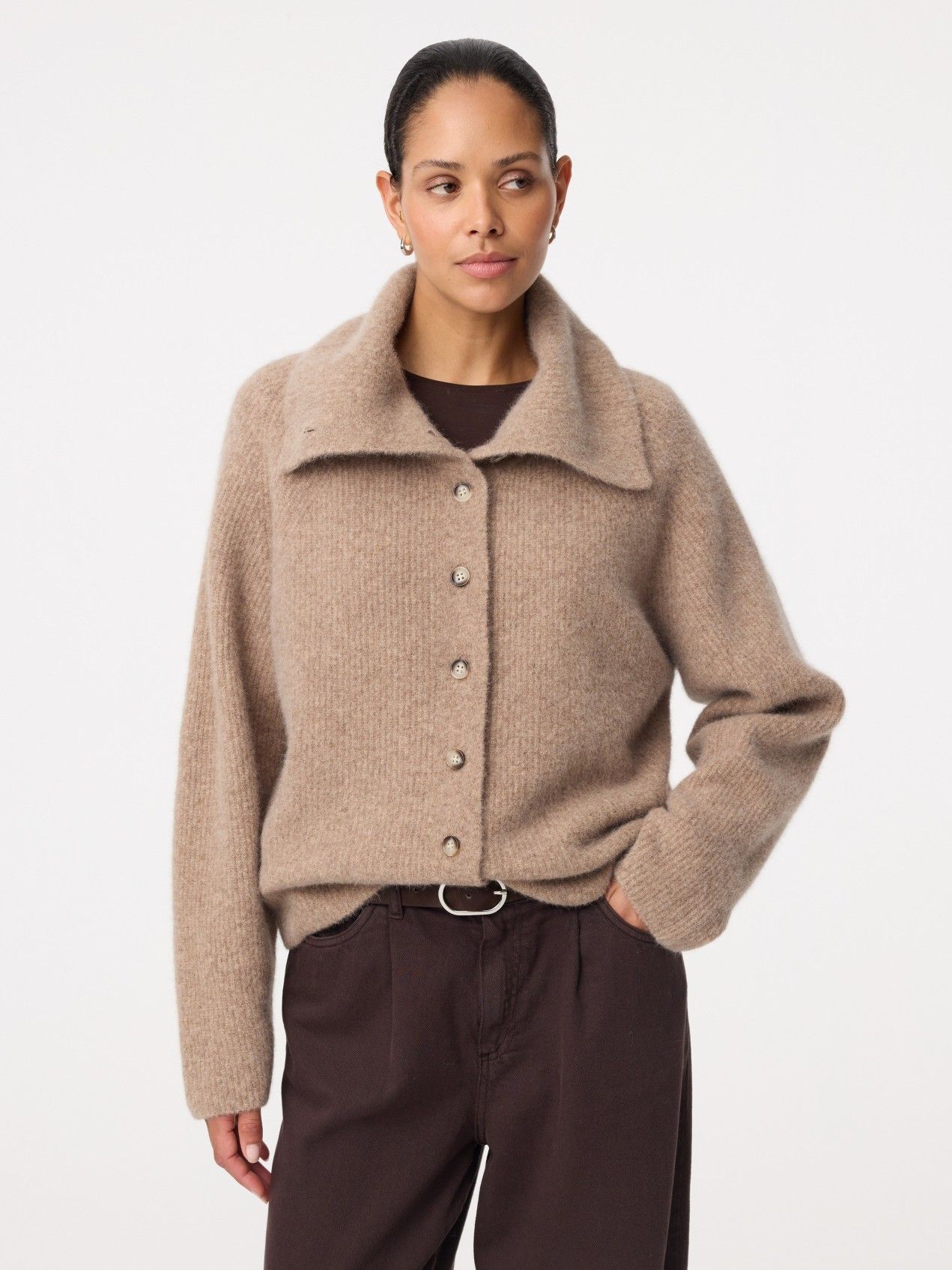 KNIT-TED - VEST - Bruin