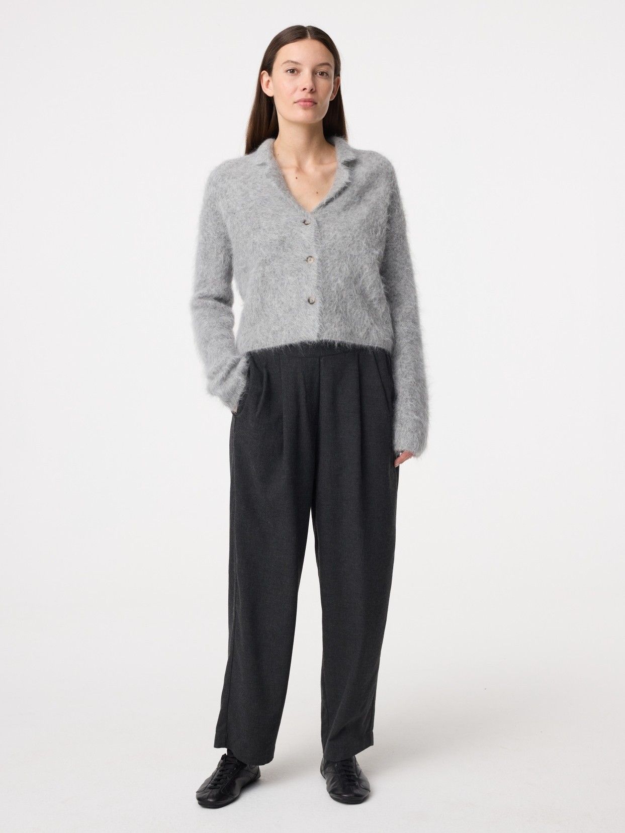 KNIT-TED - VEST - Grijs