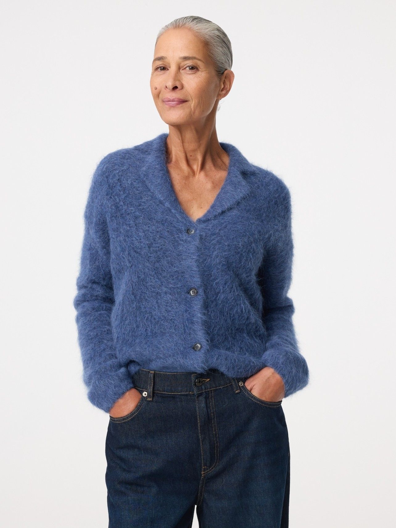 KNIT-TED - VEST - Blauw