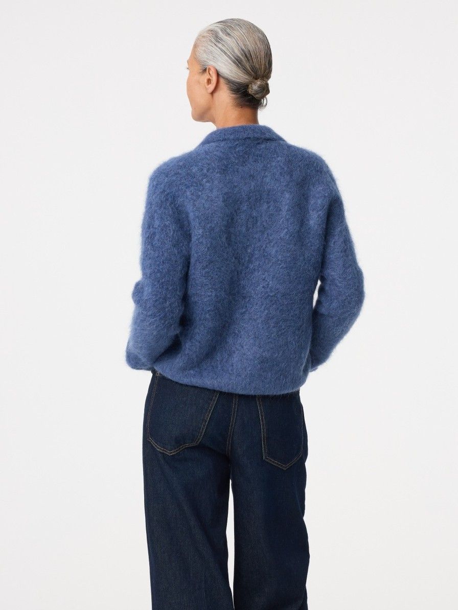 KNIT-TED - VEST - Blauw