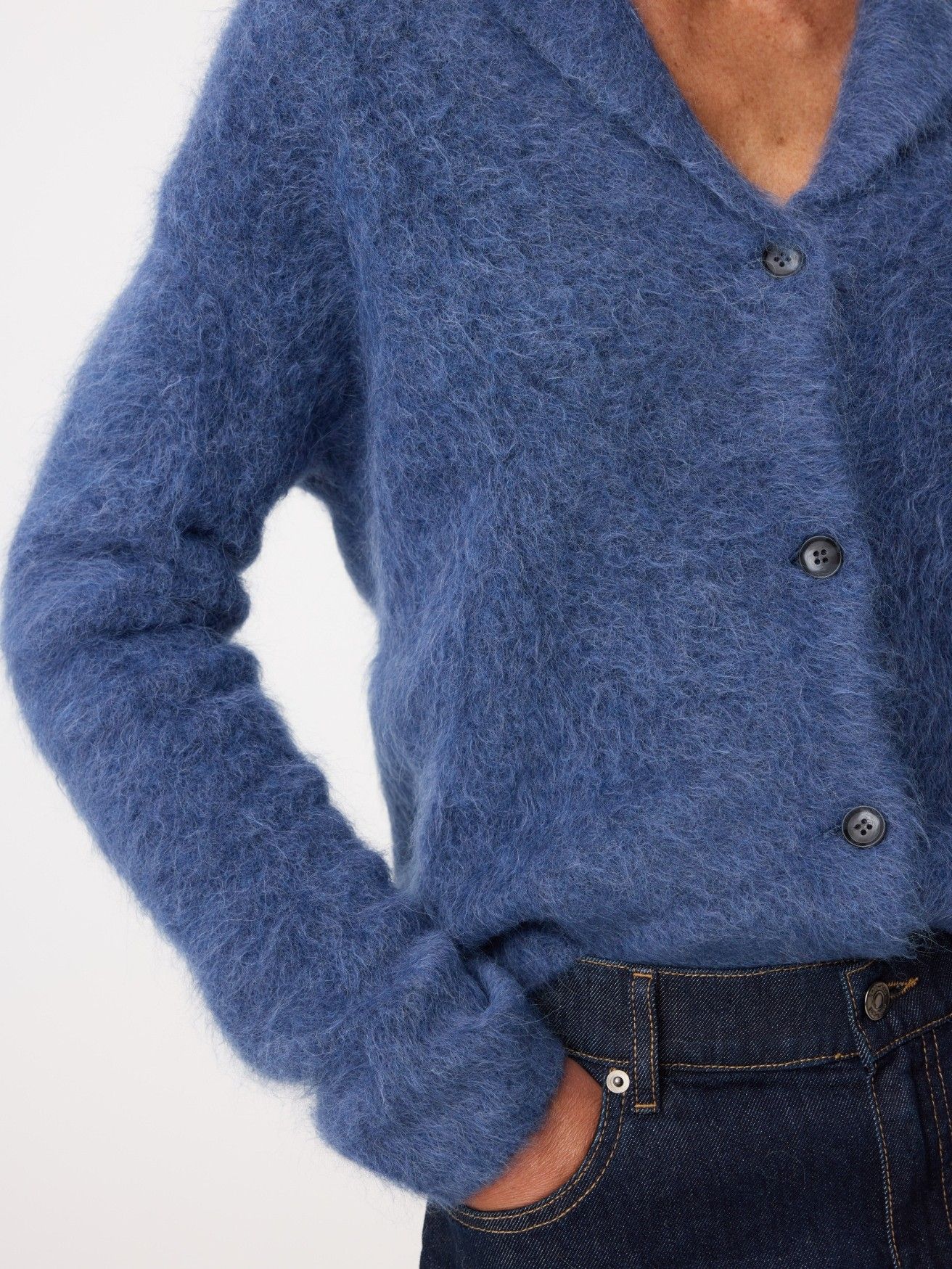 KNIT-TED - VEST - Blauw