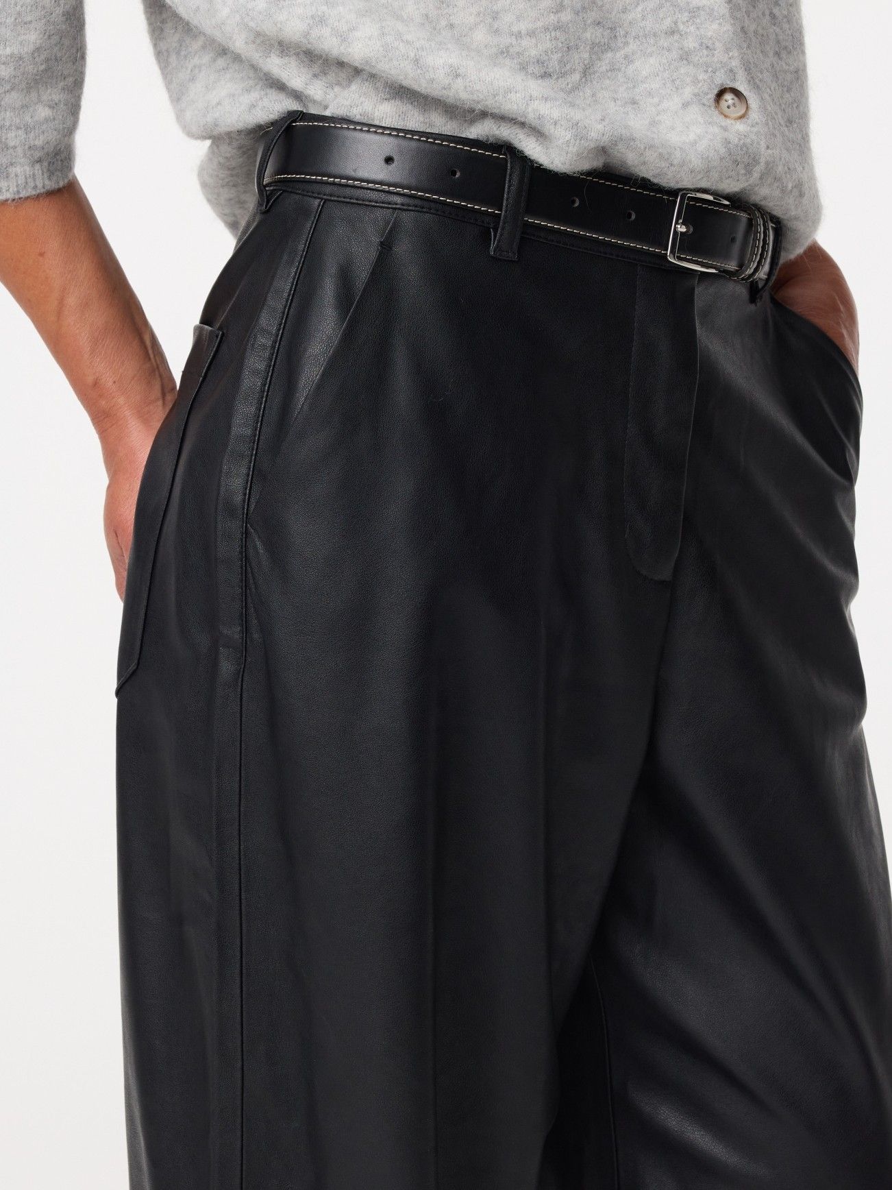 KNIT-TED - BROEK - Zwart