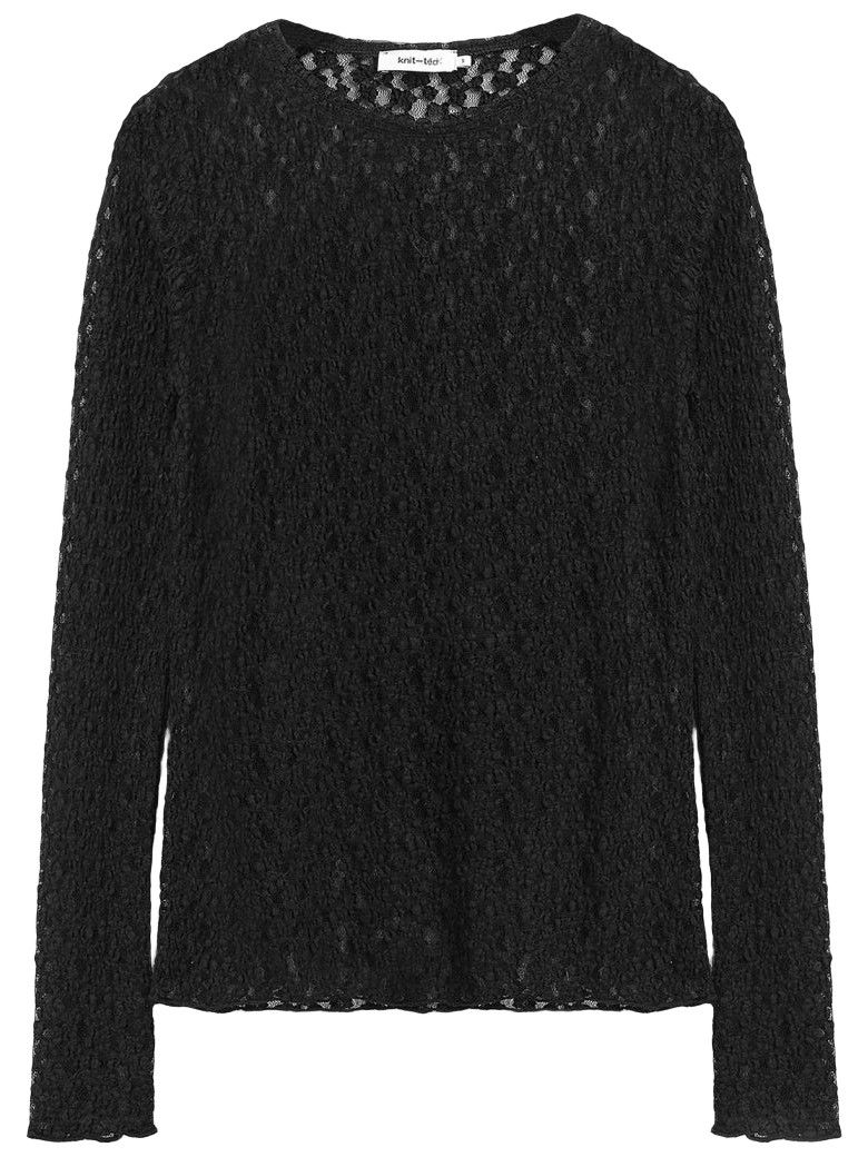 KNIT-TED - SHIRT - Zwart