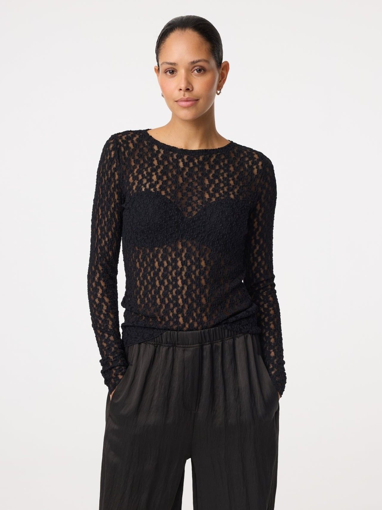 KNIT-TED - SHIRT - Zwart