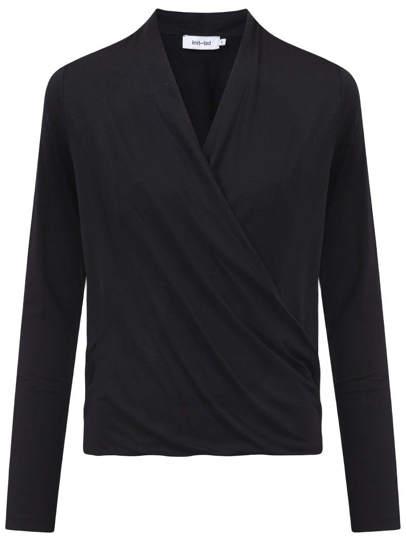 KNIT-TED - SHIRT - Zwart