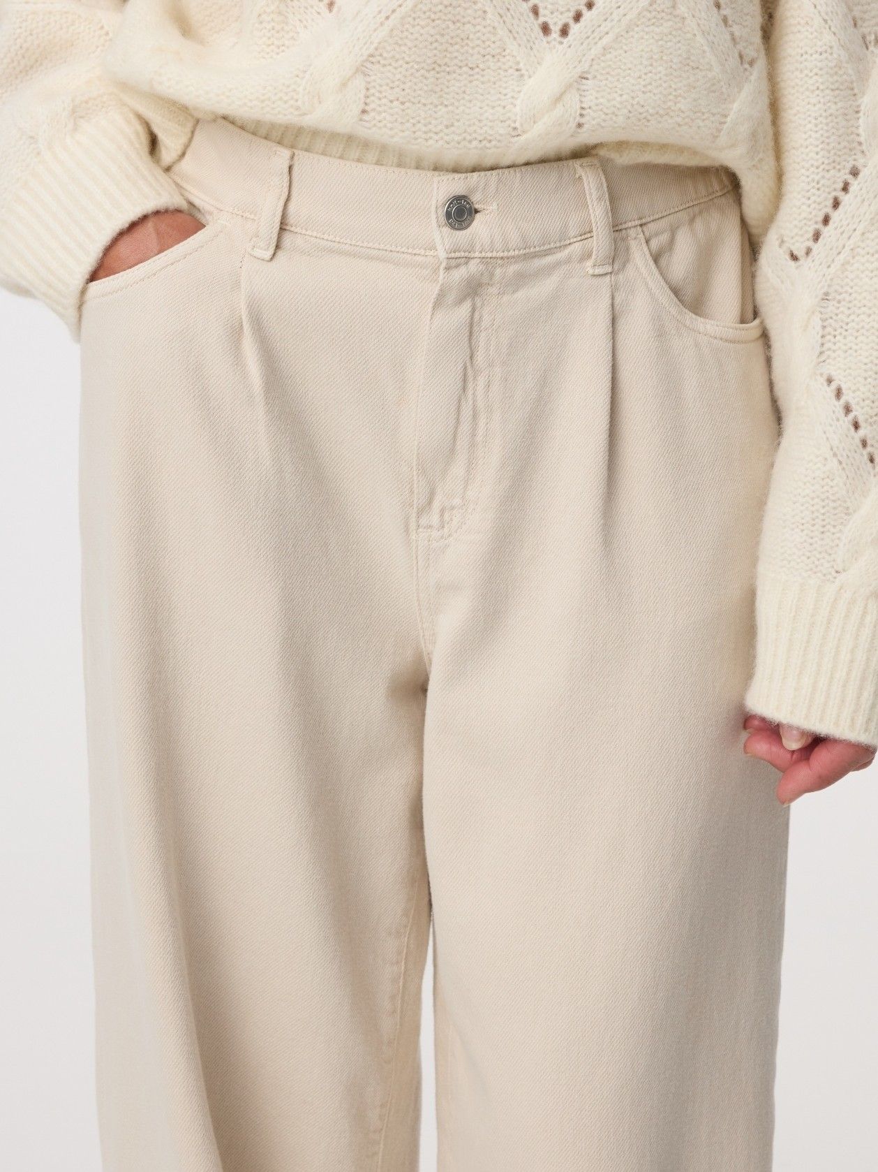 KNIT-TED - BROEK - Beige