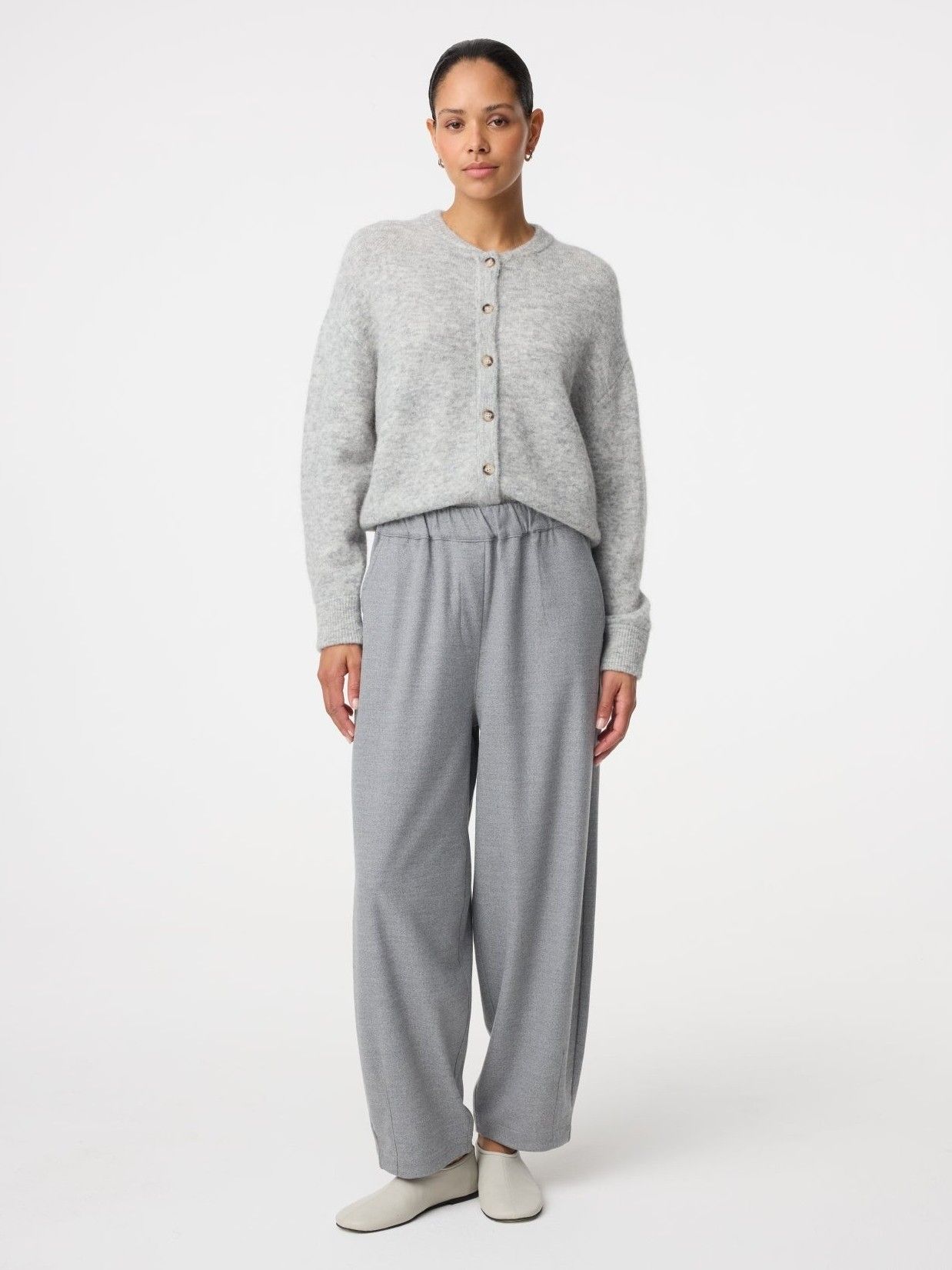 KNIT-TED - BROEK - Grijs