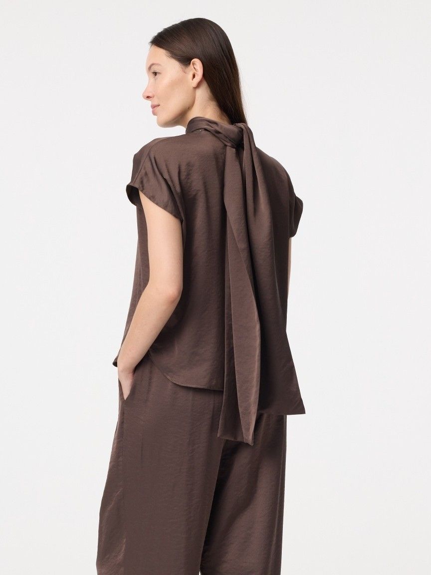 KNIT-TED - BLOUSE - Bruin