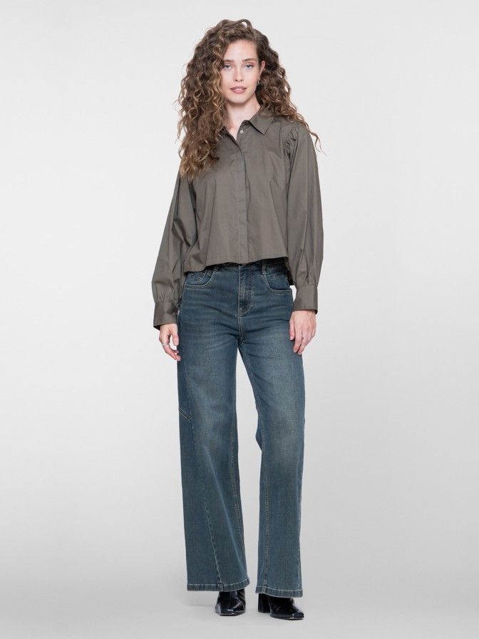 GEISHA - BLOUSE - Groen
