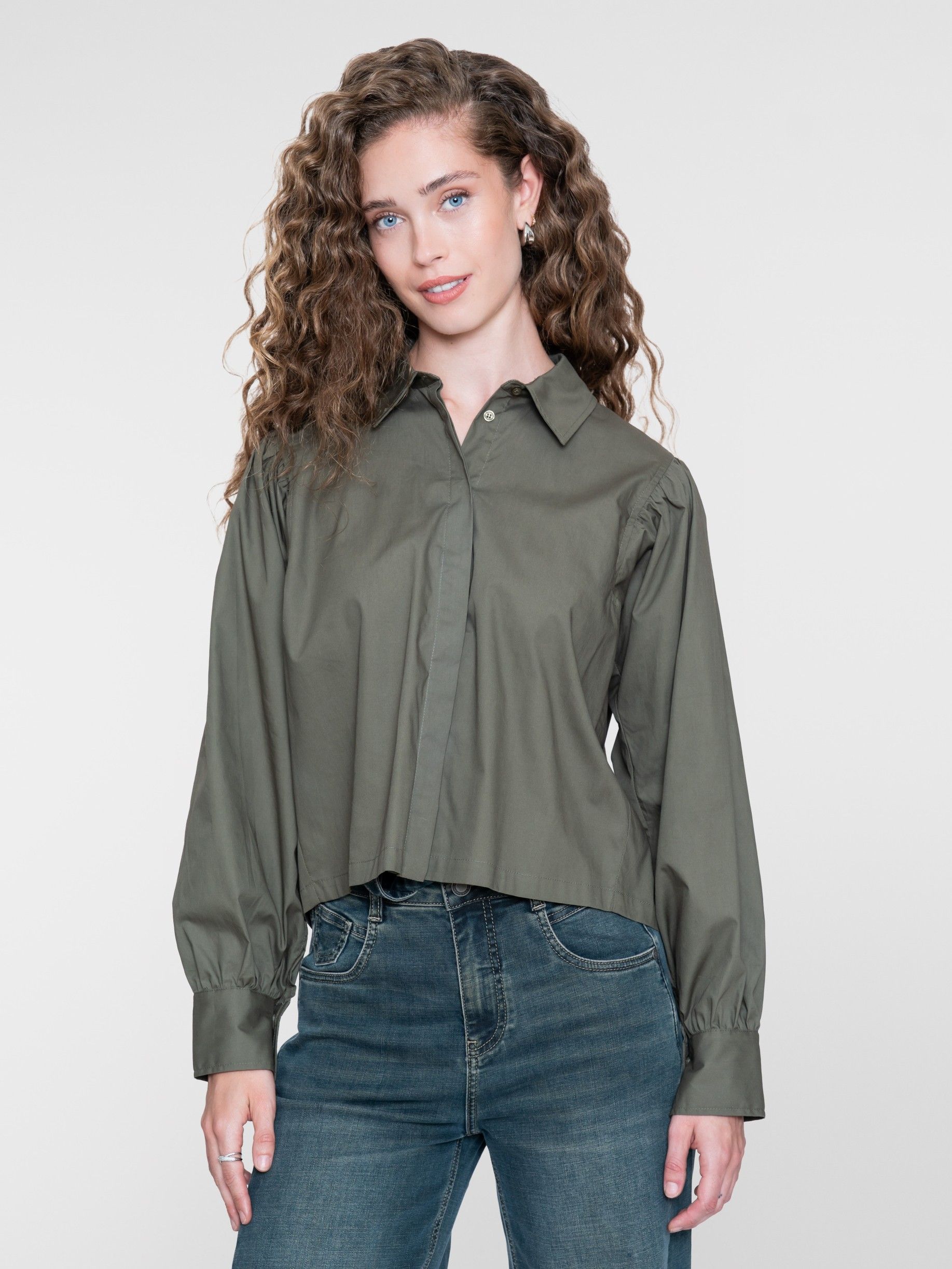 GEISHA - BLOUSE - Groen