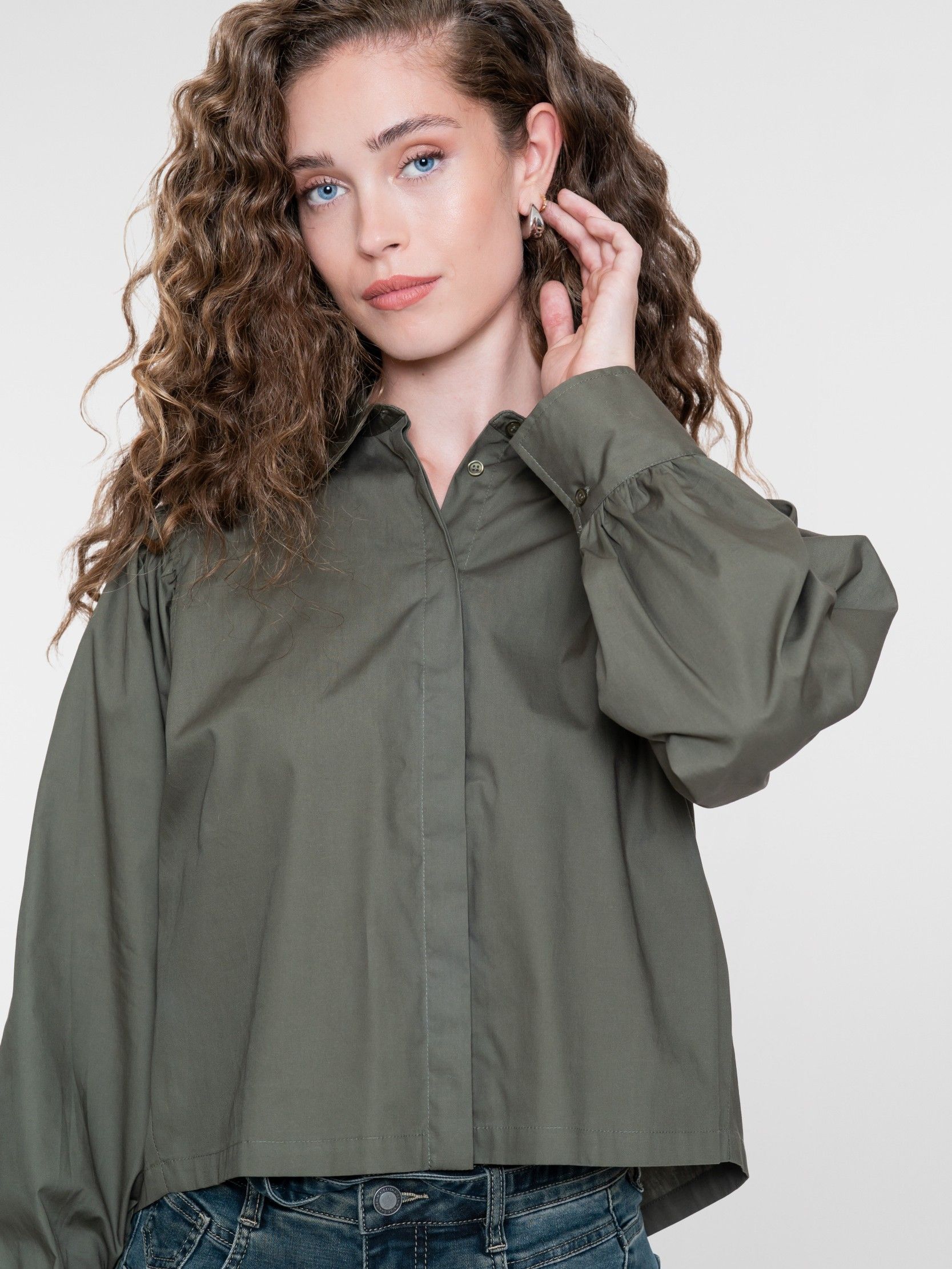 GEISHA - BLOUSE - Groen