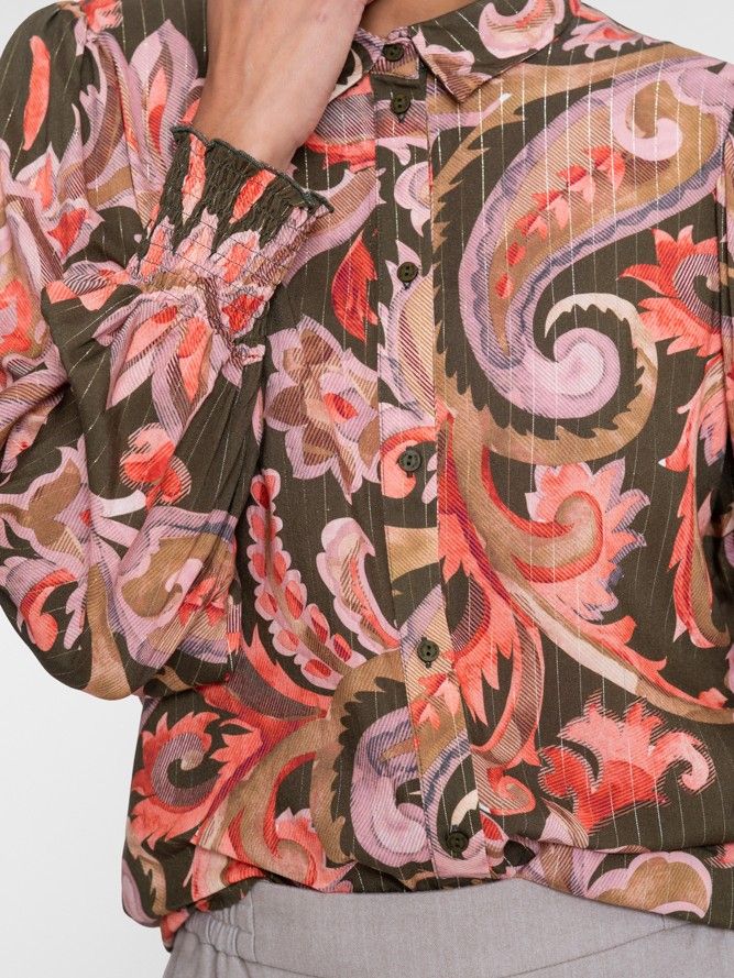 GEISHA - BLOUSE - Groen