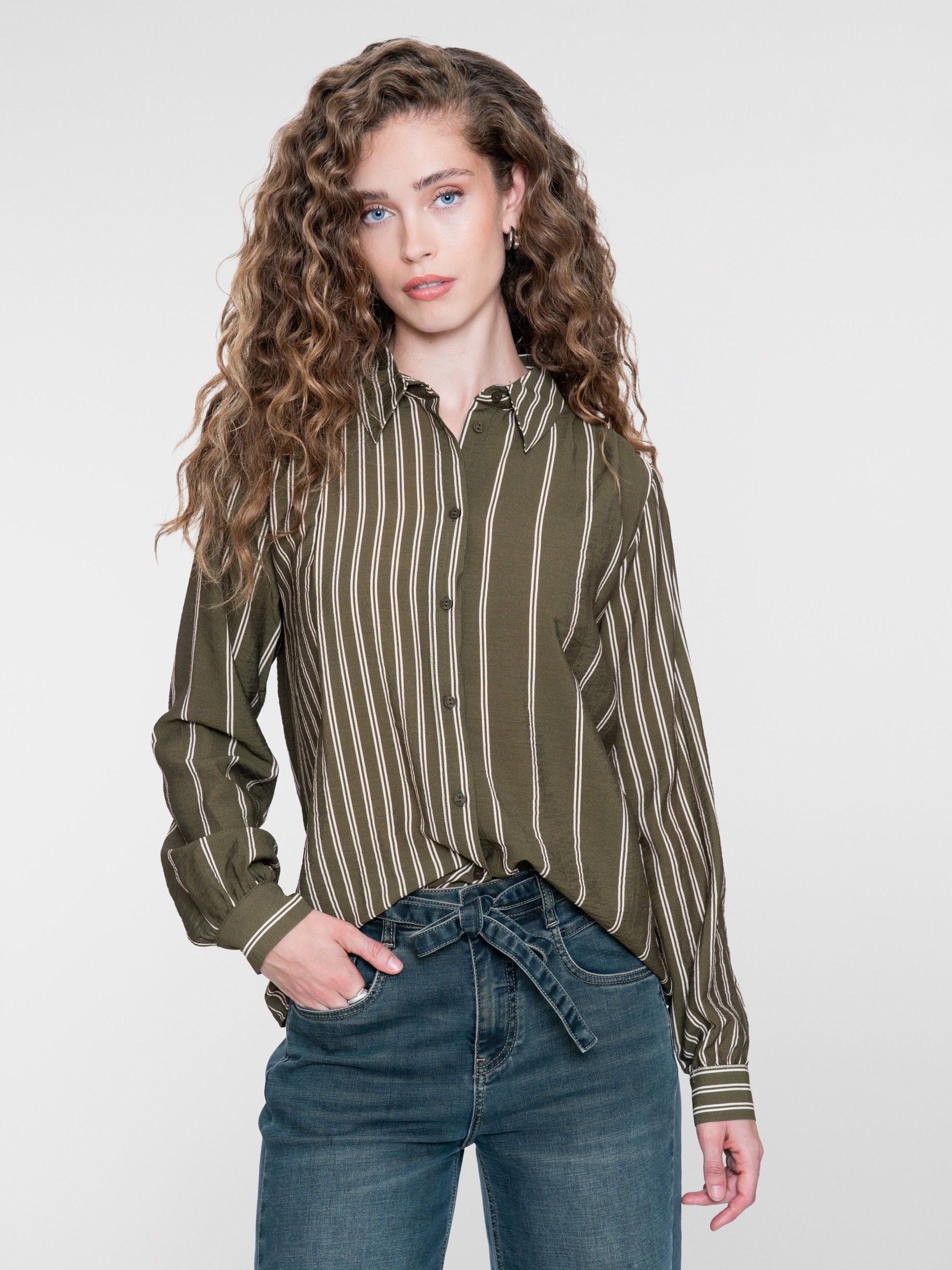 GEISHA - BLOUSE - Groen