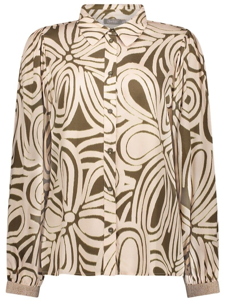 GEISHA - BLOUSE - Groen