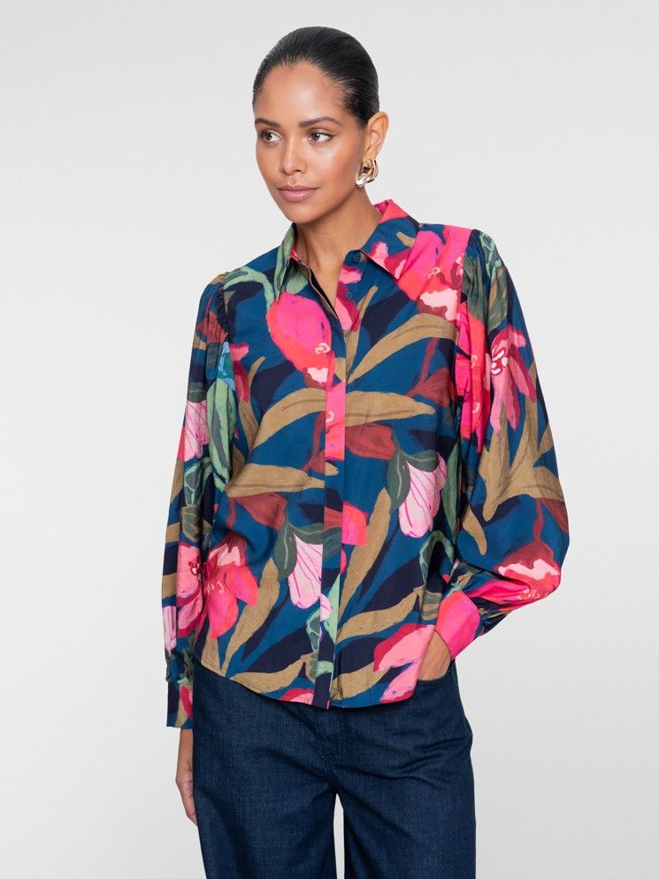 GEISHA - BLOUSE - Blauw