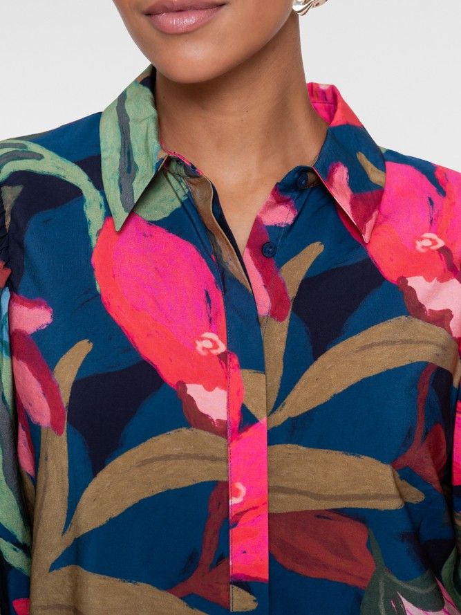 GEISHA - BLOUSE - Blauw