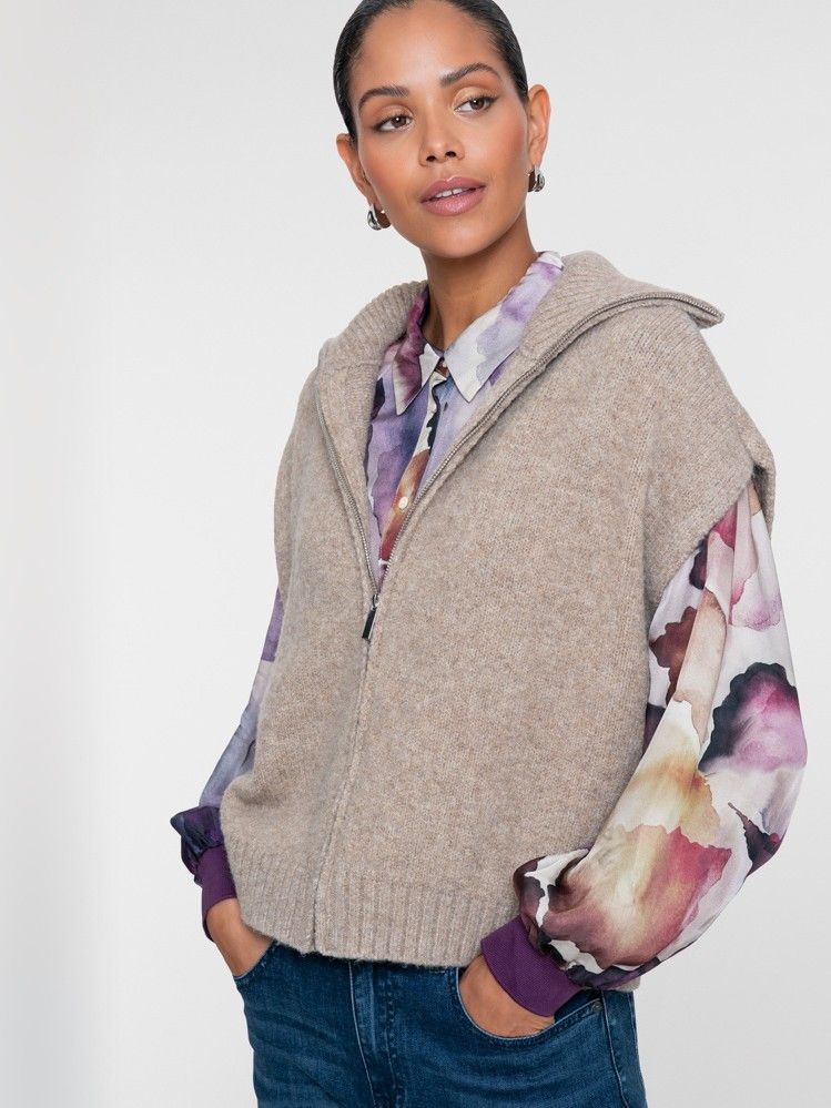 GEISHA - VEST - Beige