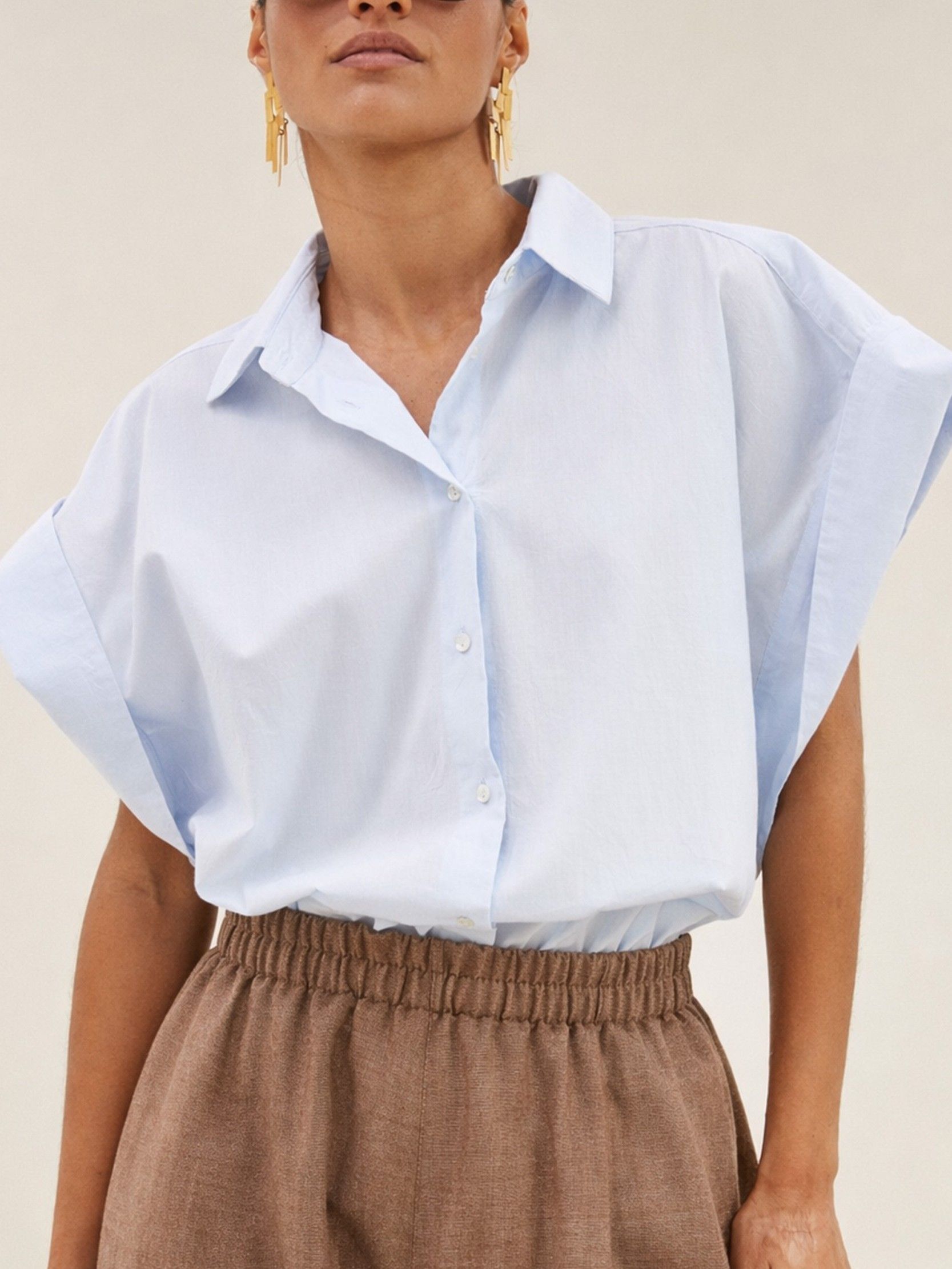 BY-BAR - BLOUSE - Blauw