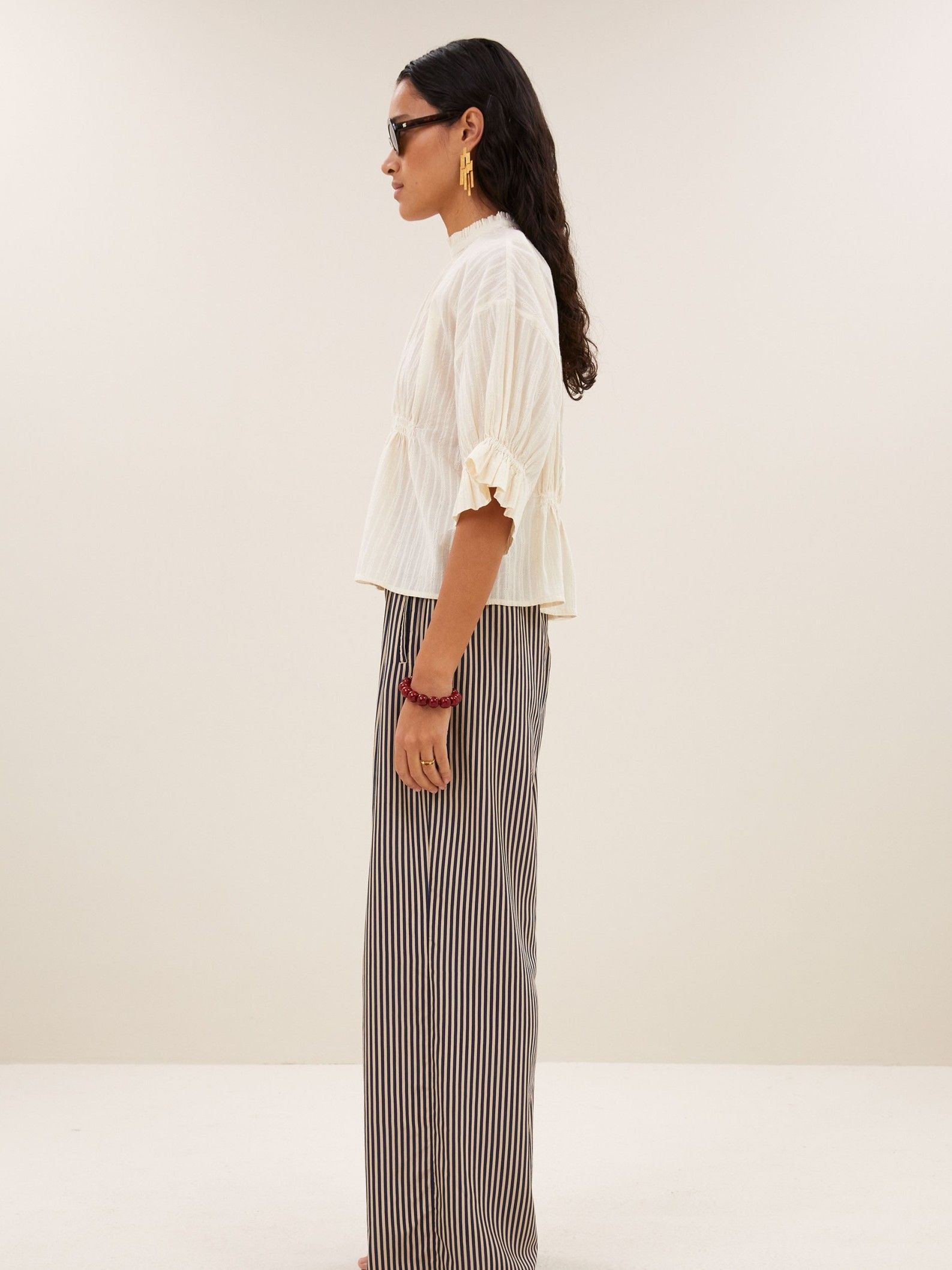 BY-BAR - BLOUSE - Beige